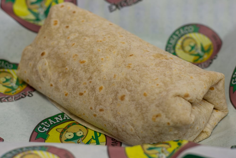 Kids BEAN & CHEESE BURRITO w/fries