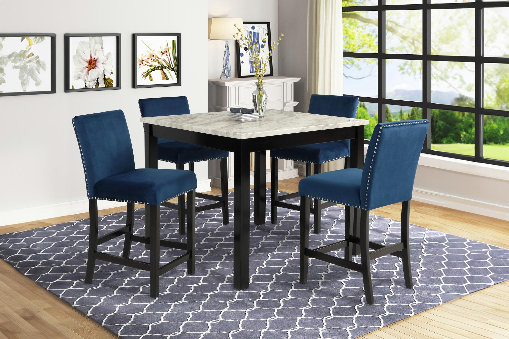 5-Piece Celeste Dining Set - Blue
