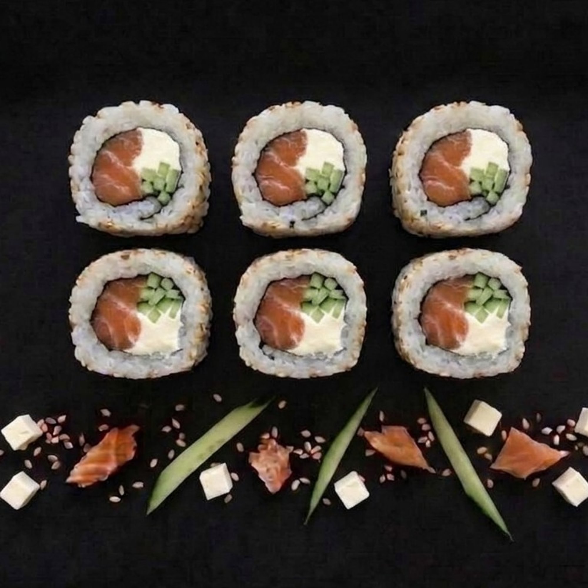 Smoked Salmon Cucumber Cream Cheese Roll - Philadelphia