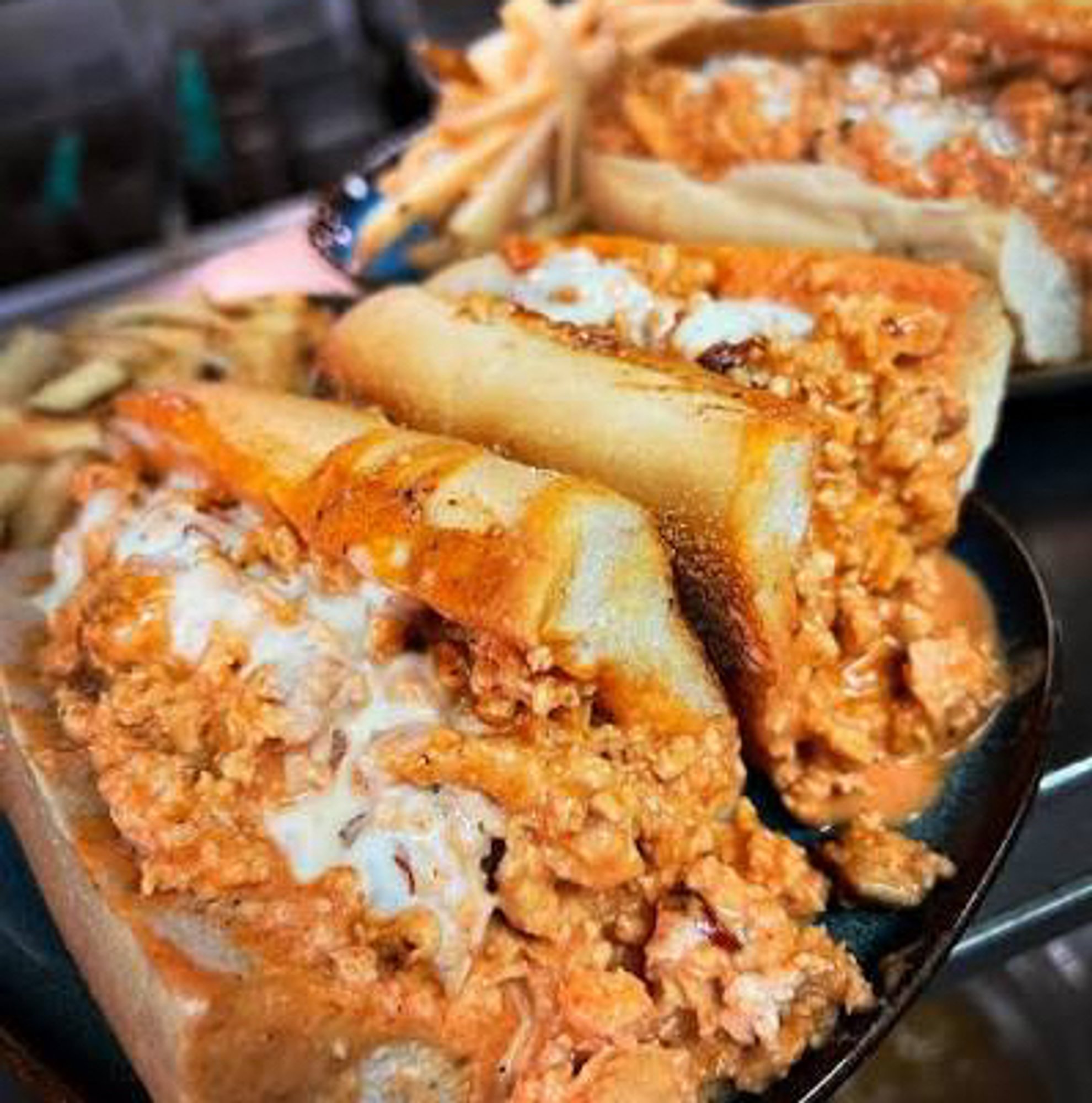 Buffalo chicken cheesesteak