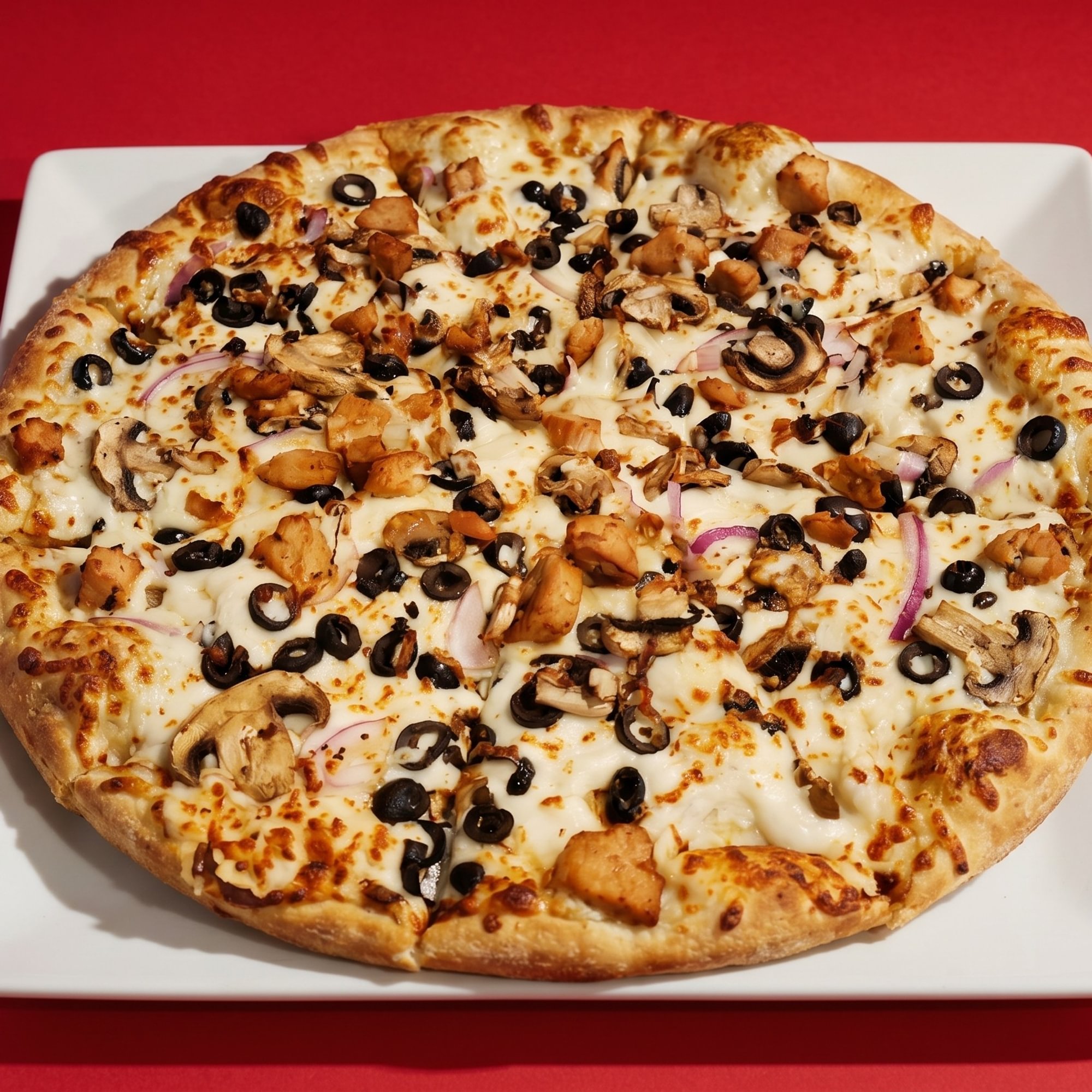 Manhattan Garlic Chicken Pizza
