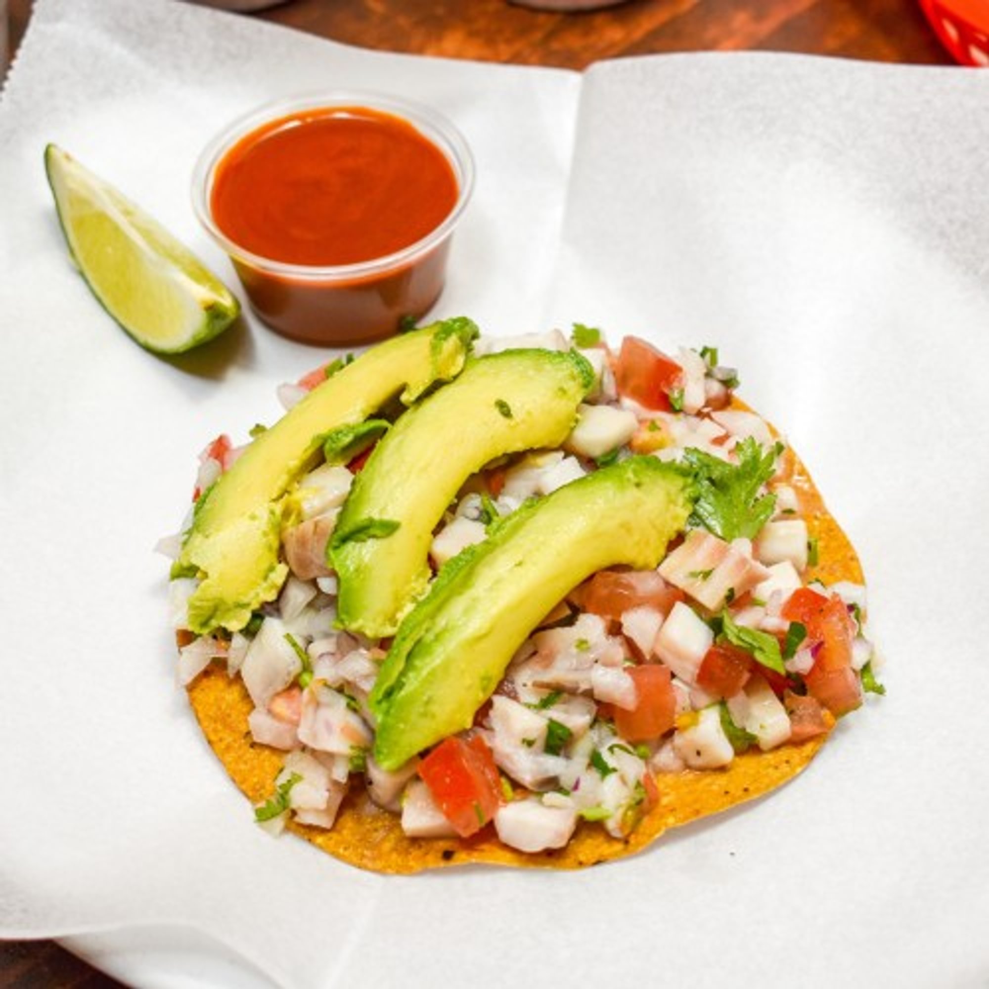Tostada De Ceviche