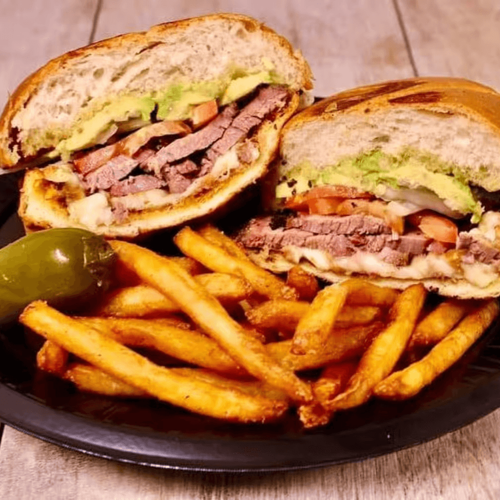 Brisket Torta Sandwich