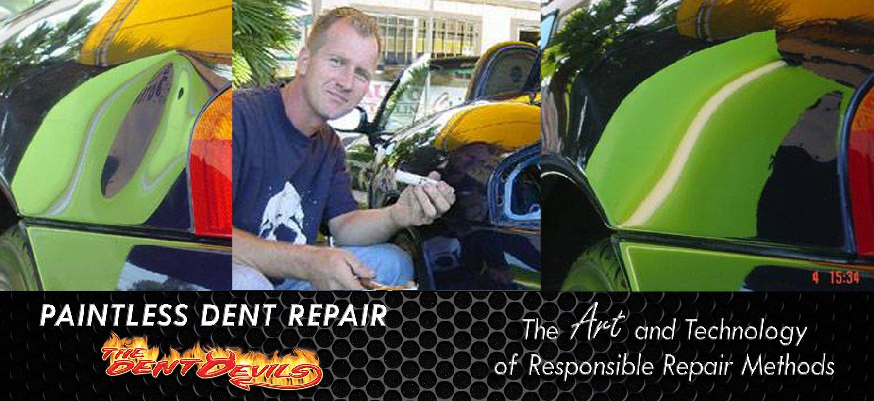 The Dent Devils Paintless Dent Removal - Auto Body & Paint Repair Shop Photo