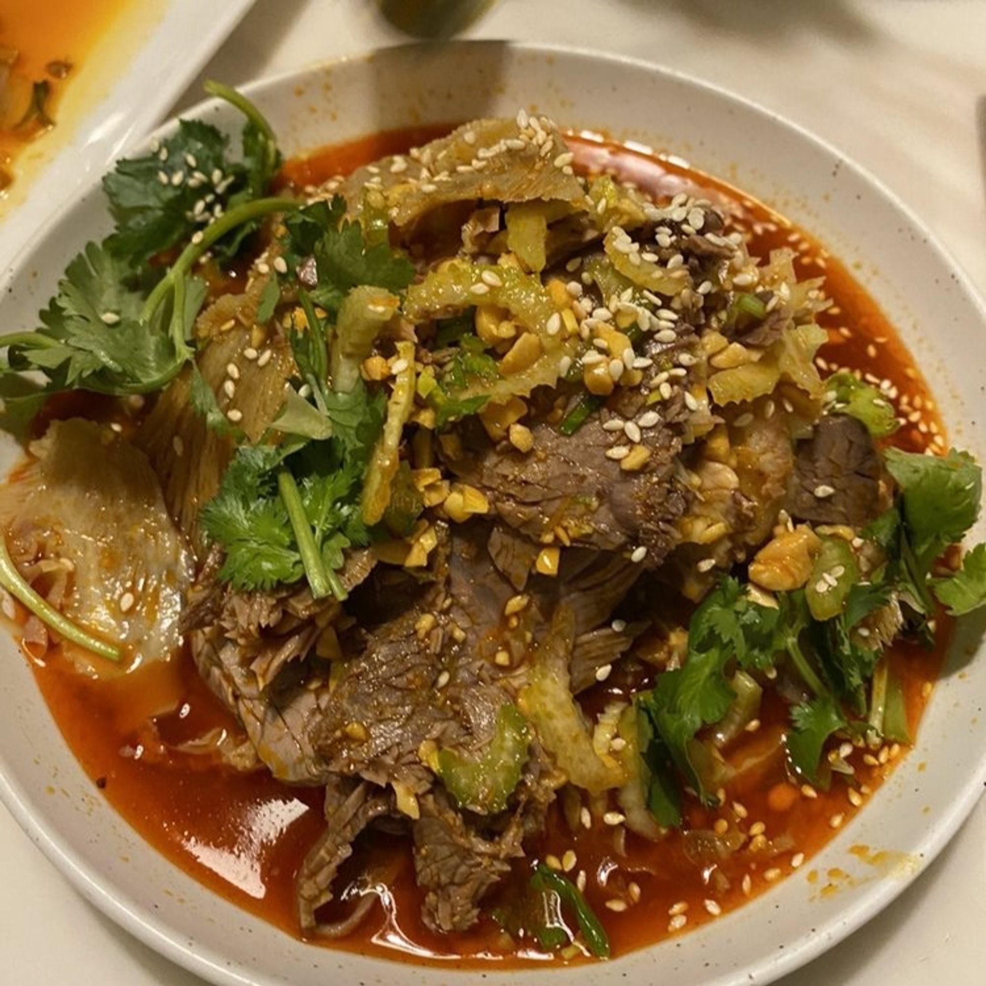 夫妻肺片 Beef and Ox Tripes with Chili Sauce & Peanuts
