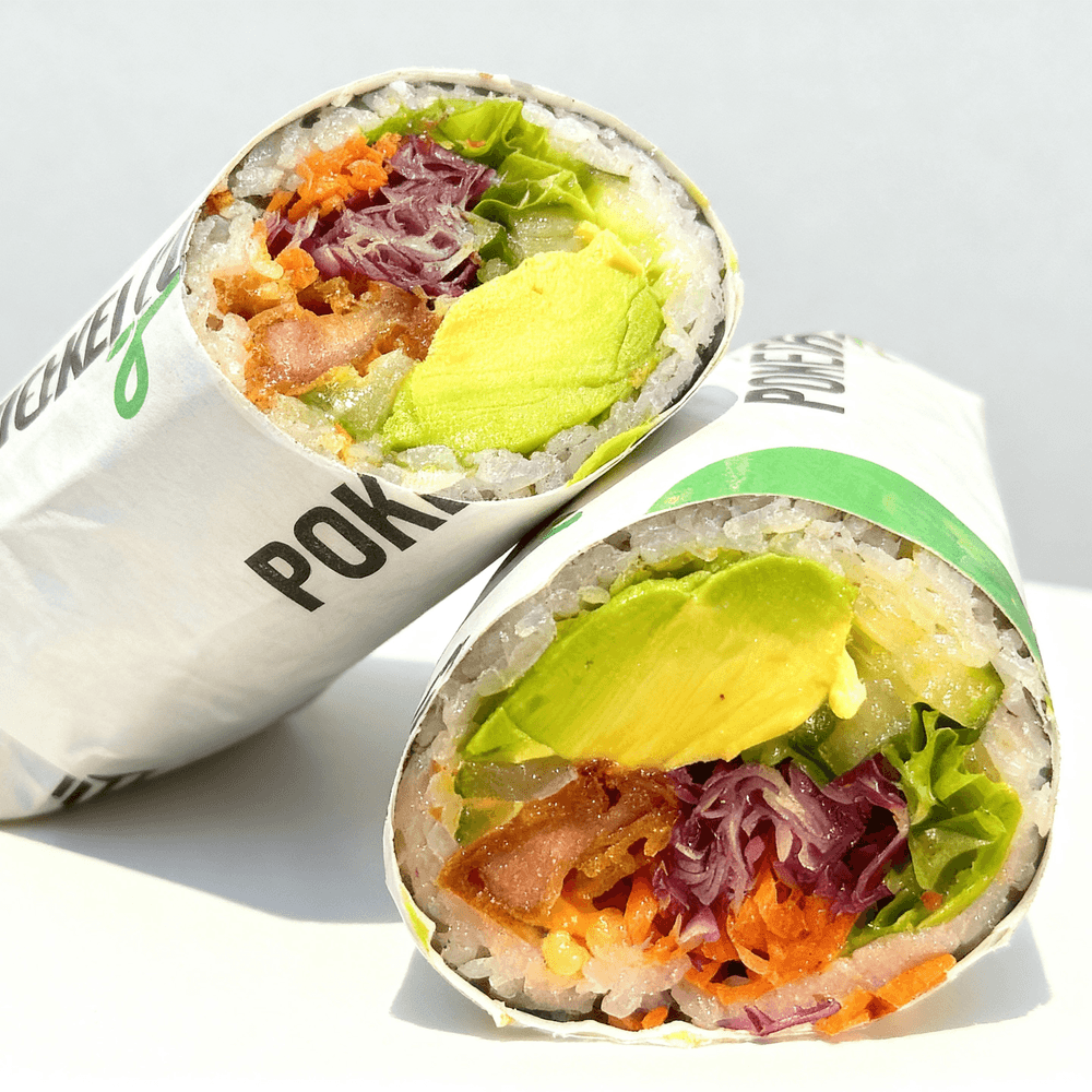 s9- hot crispy chicken sushi burrito
