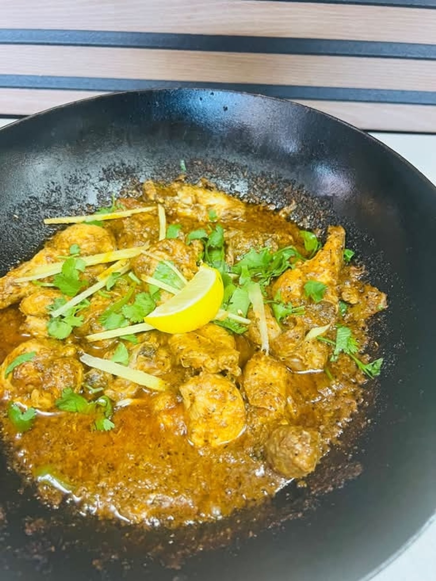 Black Pepper Chicken Karahi