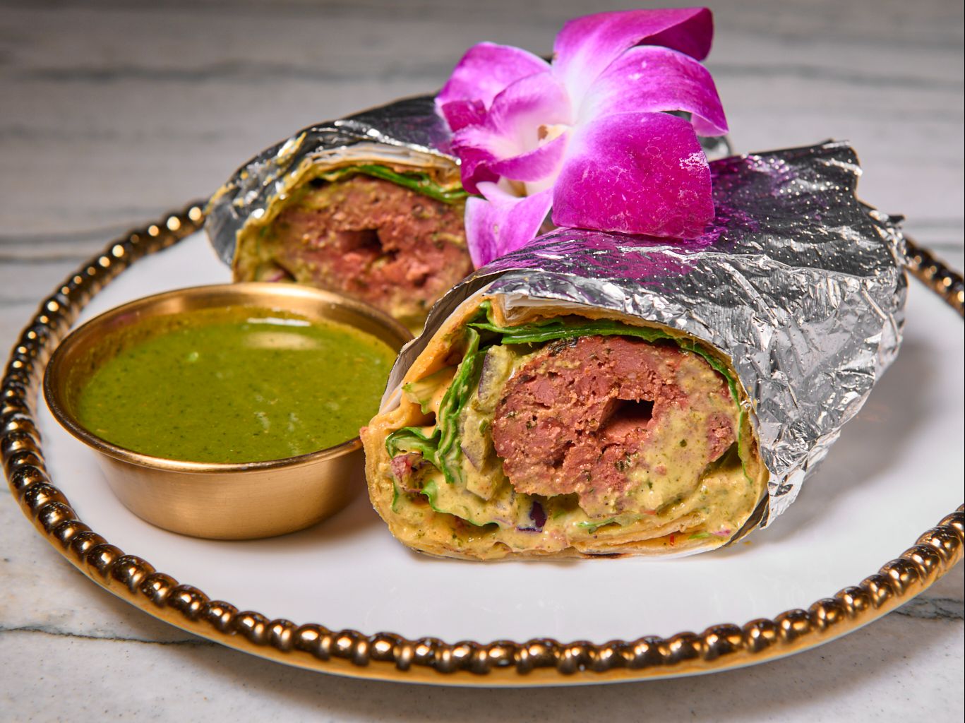 Lamb Seekh Kabab Kathi Roll
