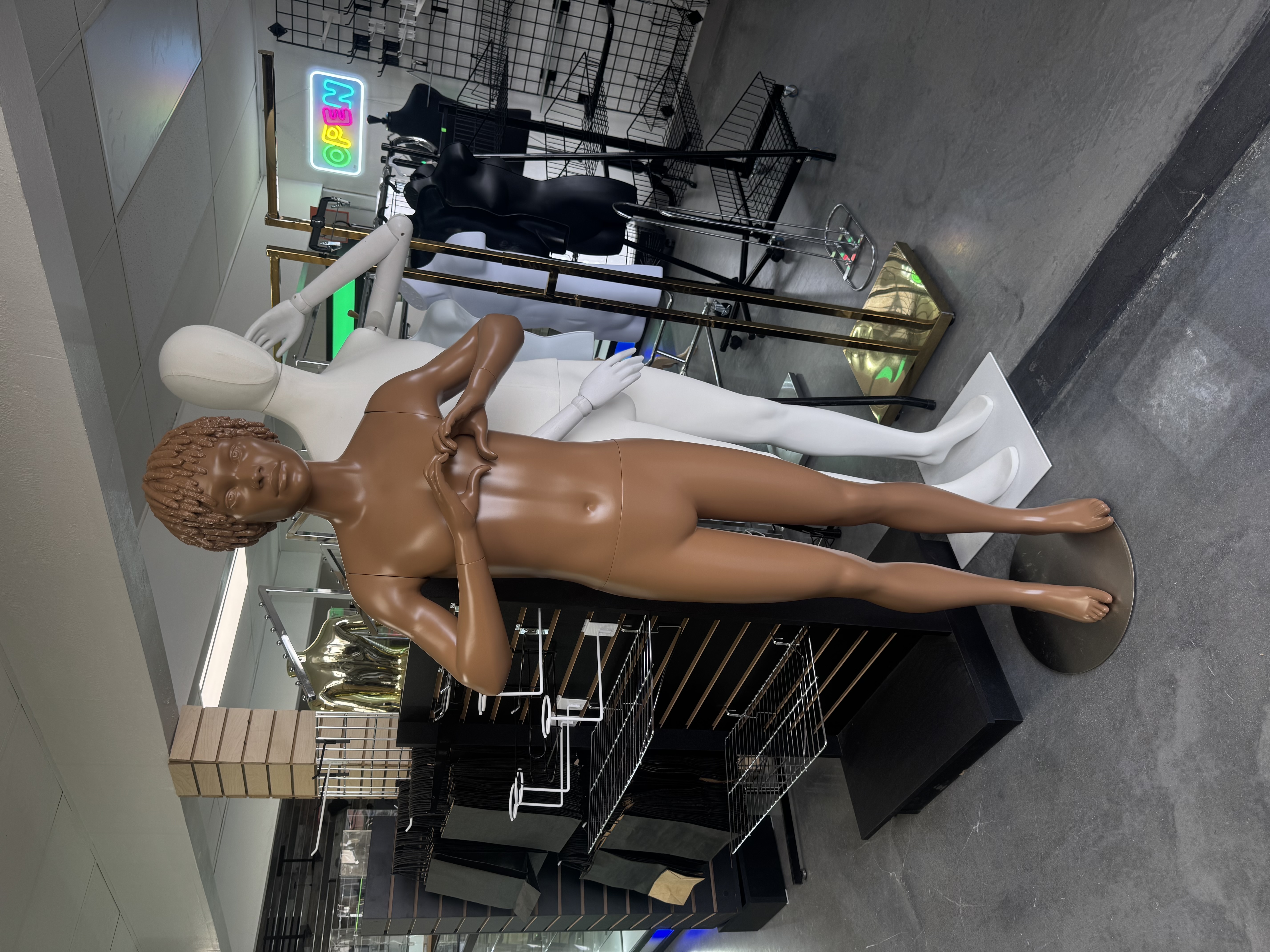 Fiberglass, full body mannequin