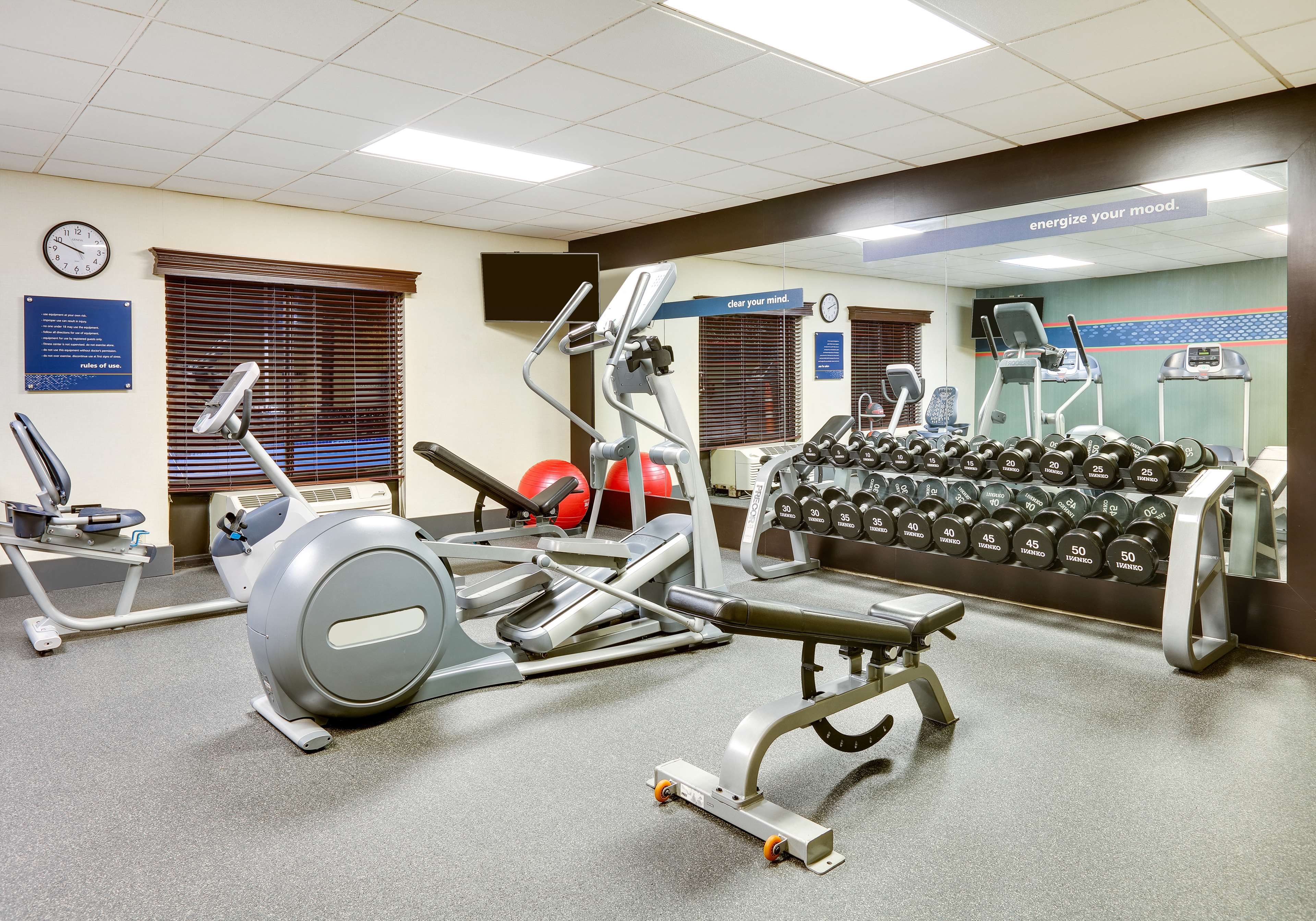 Health club  fitness center  gym