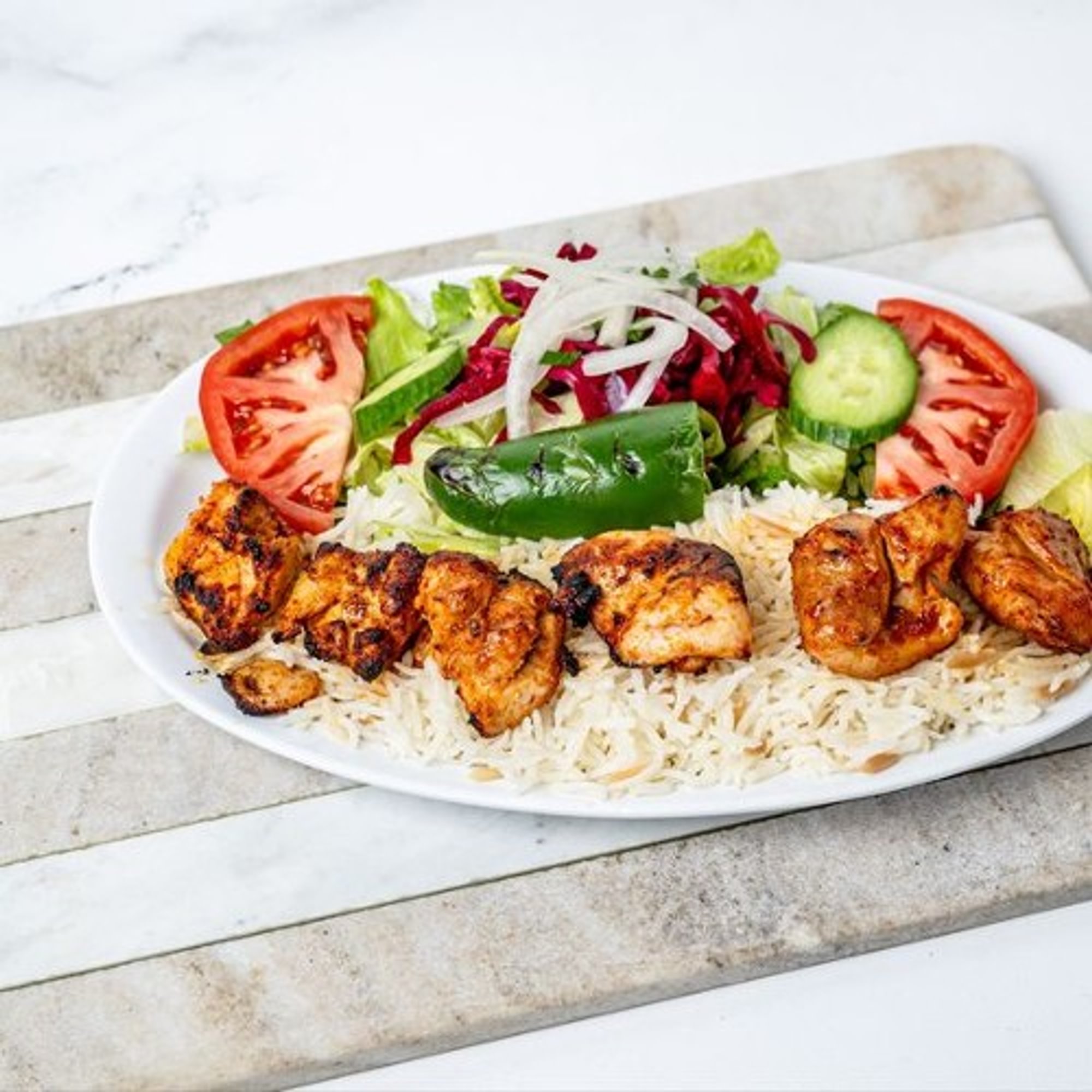Chicken Shish Plate