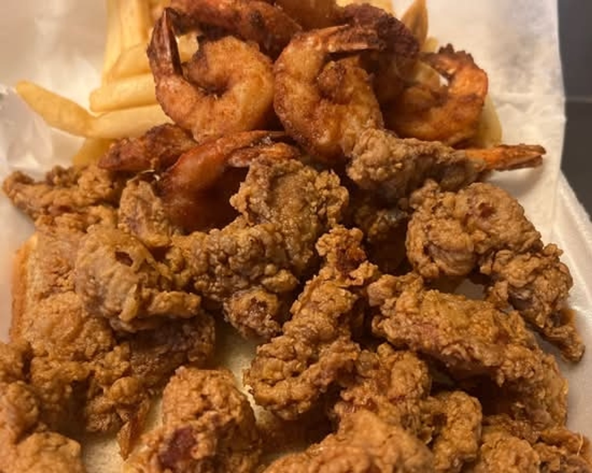 Gizzard & 10 Shrimp