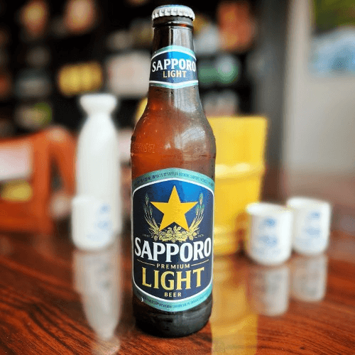 Sapporo Light Beer 12oz