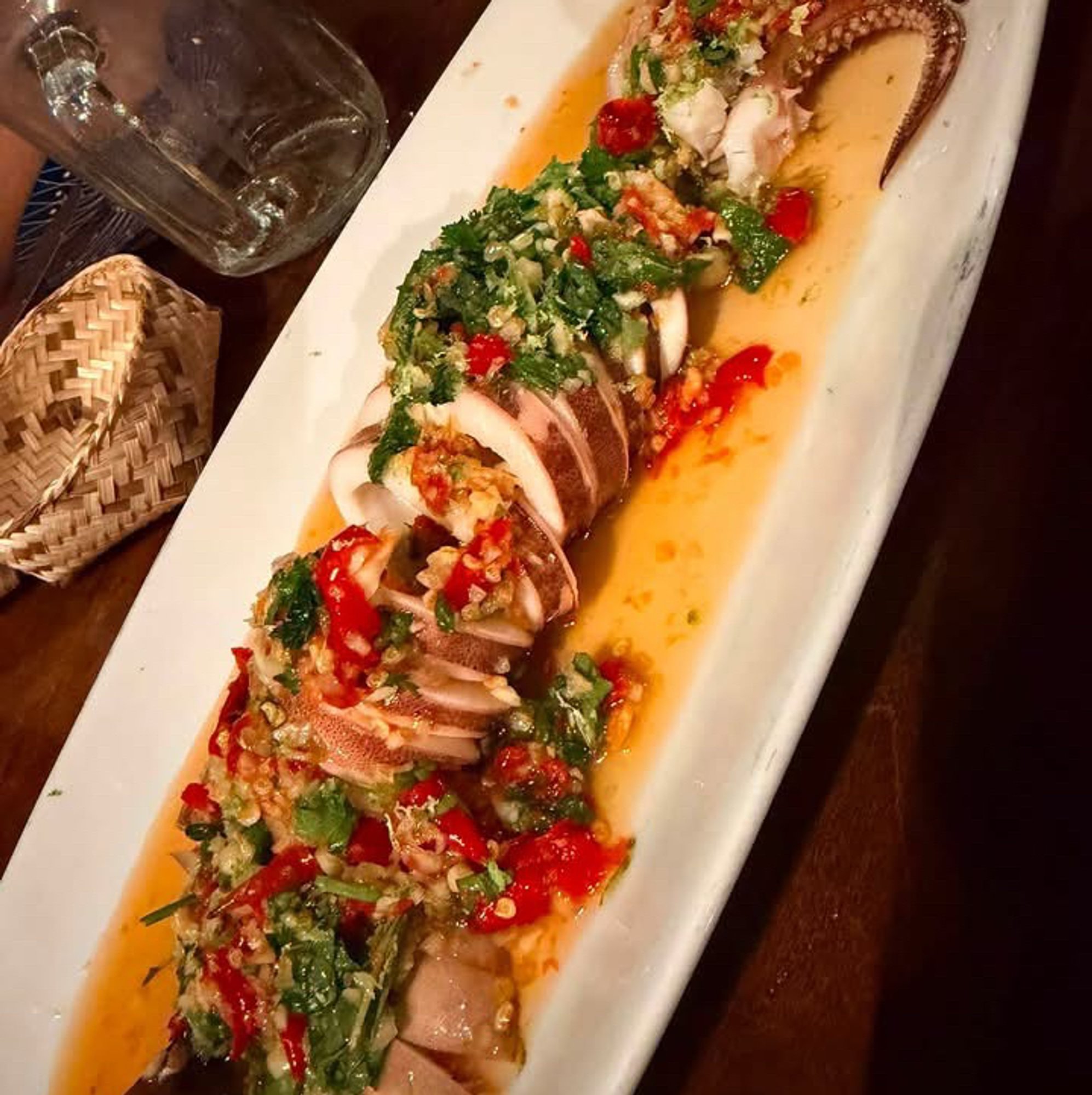 Squid Lime Garlic