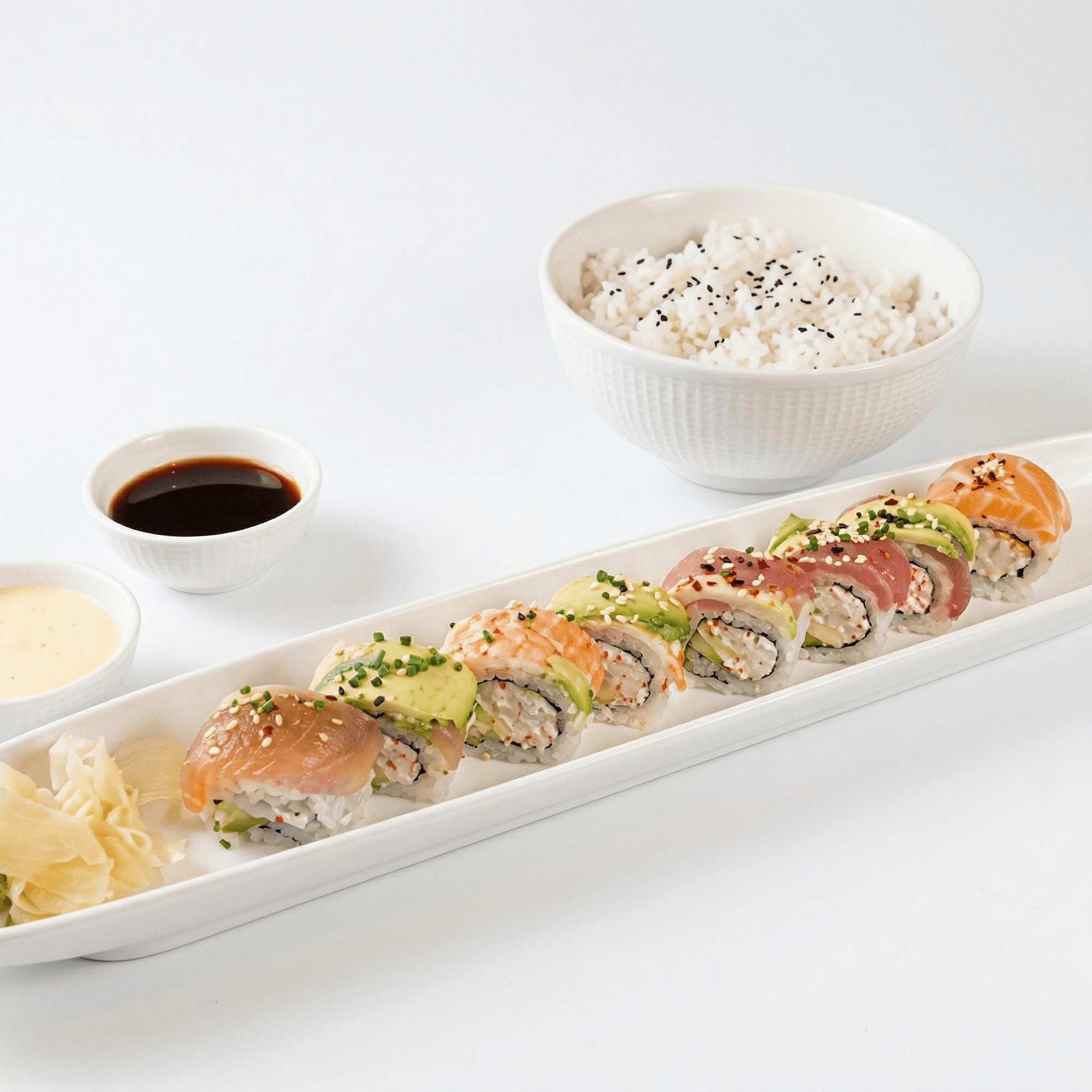 Rainbow Roll Lunch