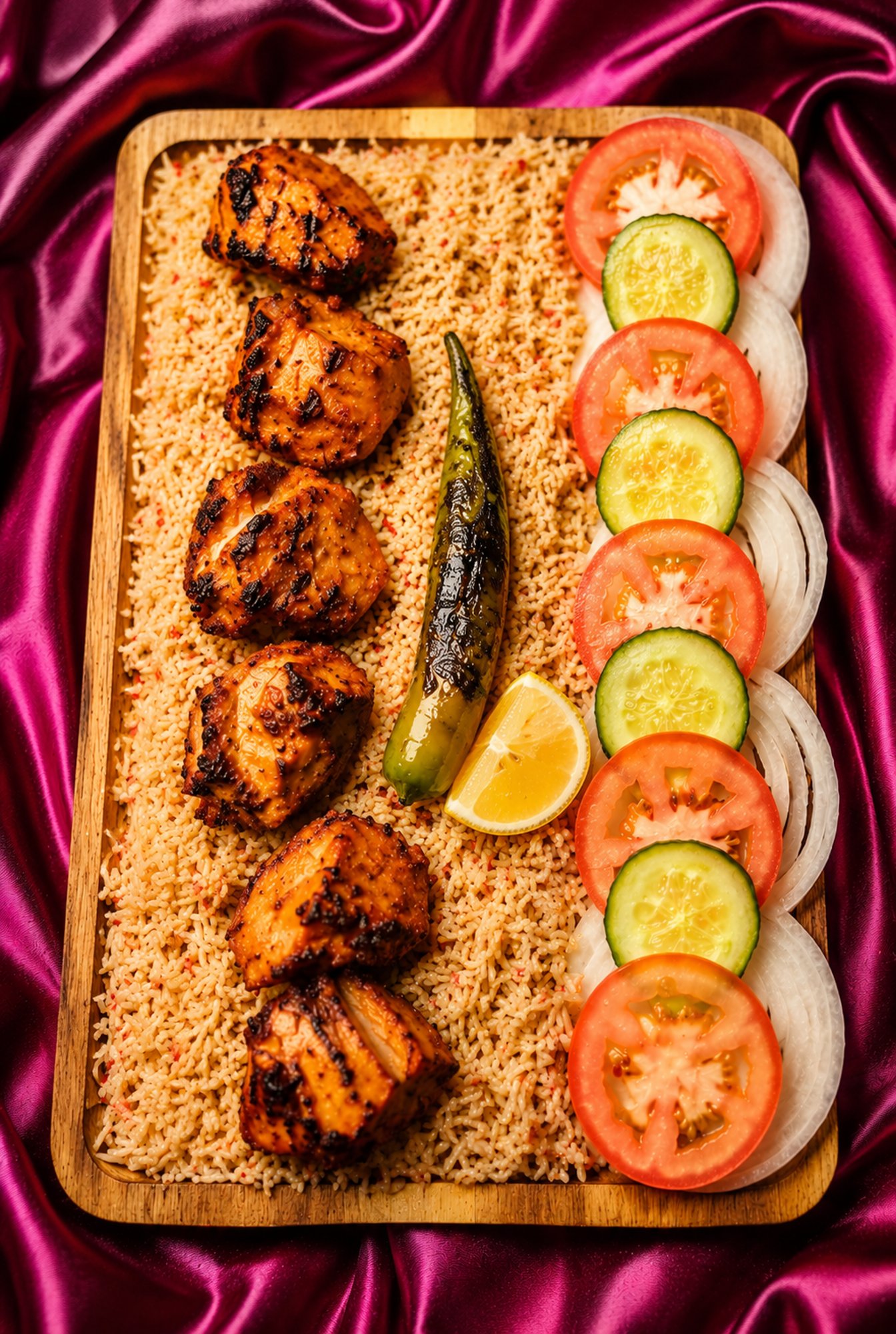 Chicken Tikka Boti Platter