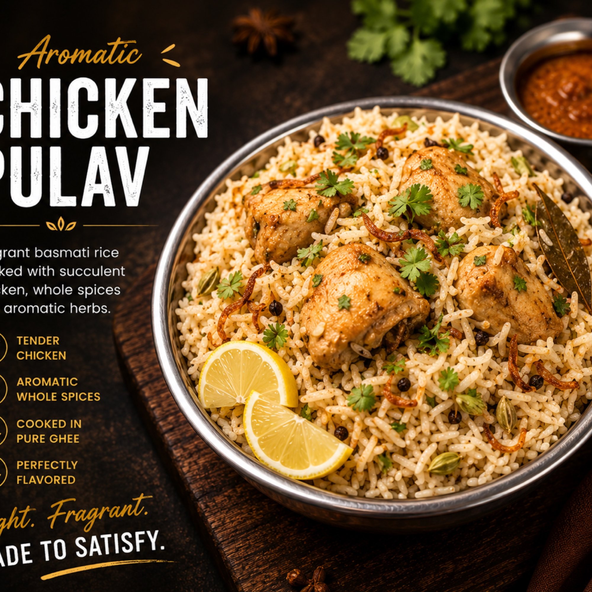 Ghee Roast Pulao