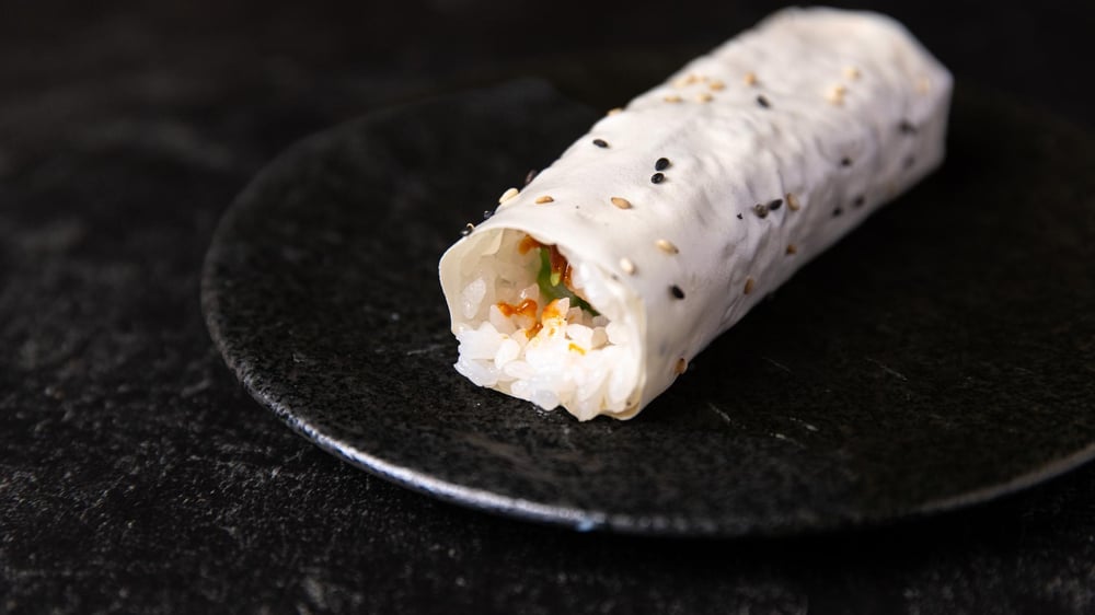 Spicy Miso Seabass Handroll