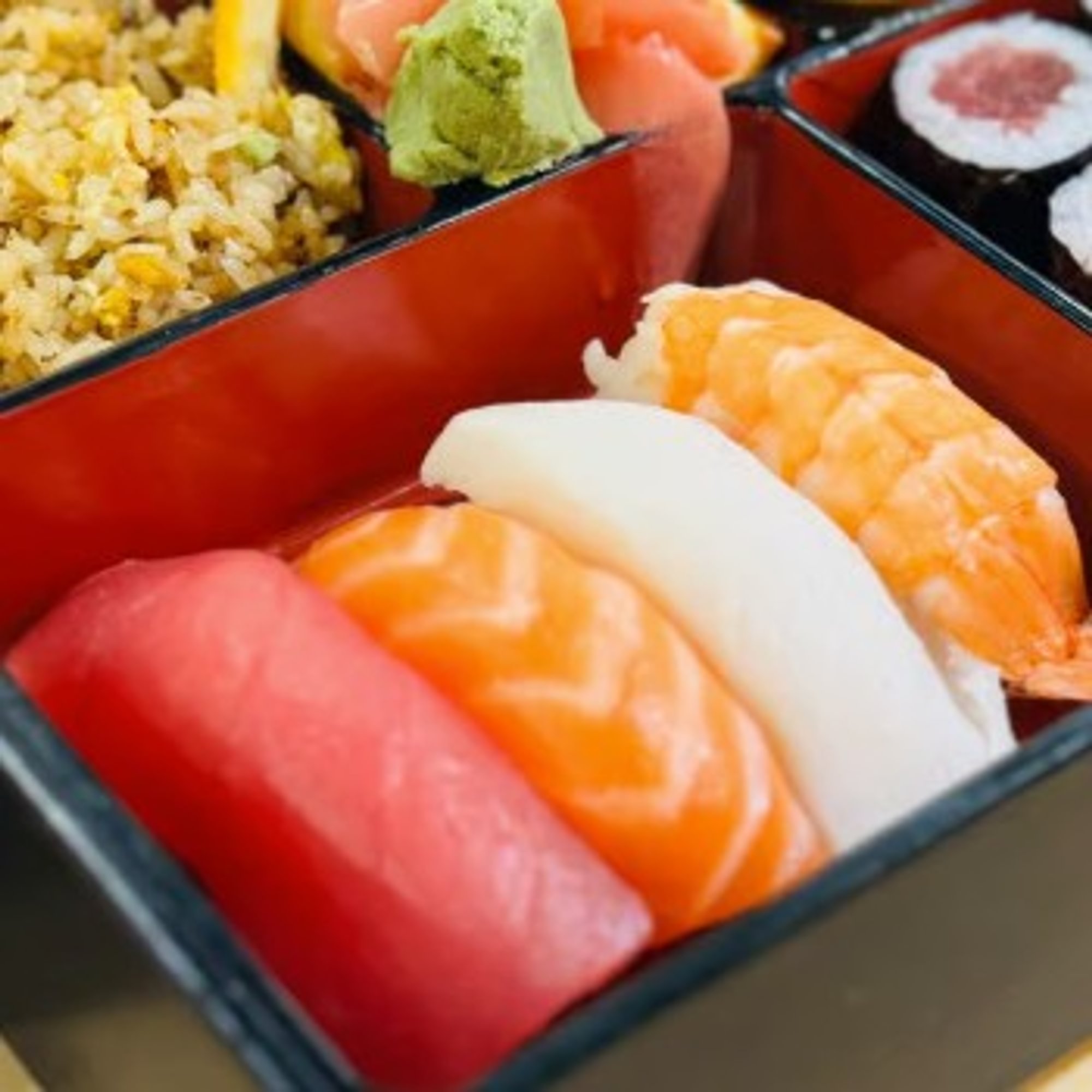 Sashimi Bento Box Lunch