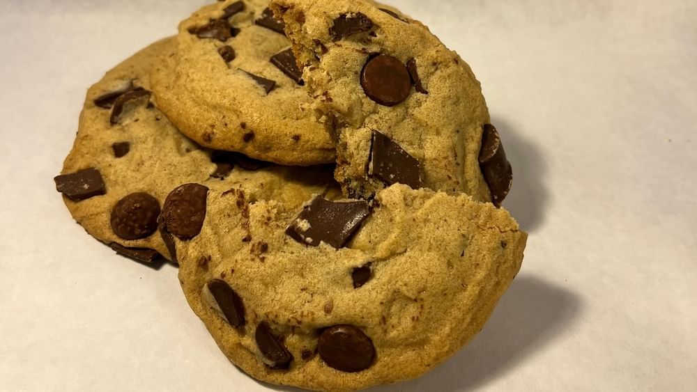 Fresh Baked Chocolate Chip Cookie