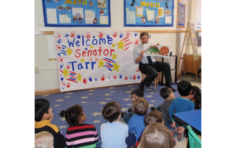 Massachusetts Senate Minority Leader Bruce Tarr Visits