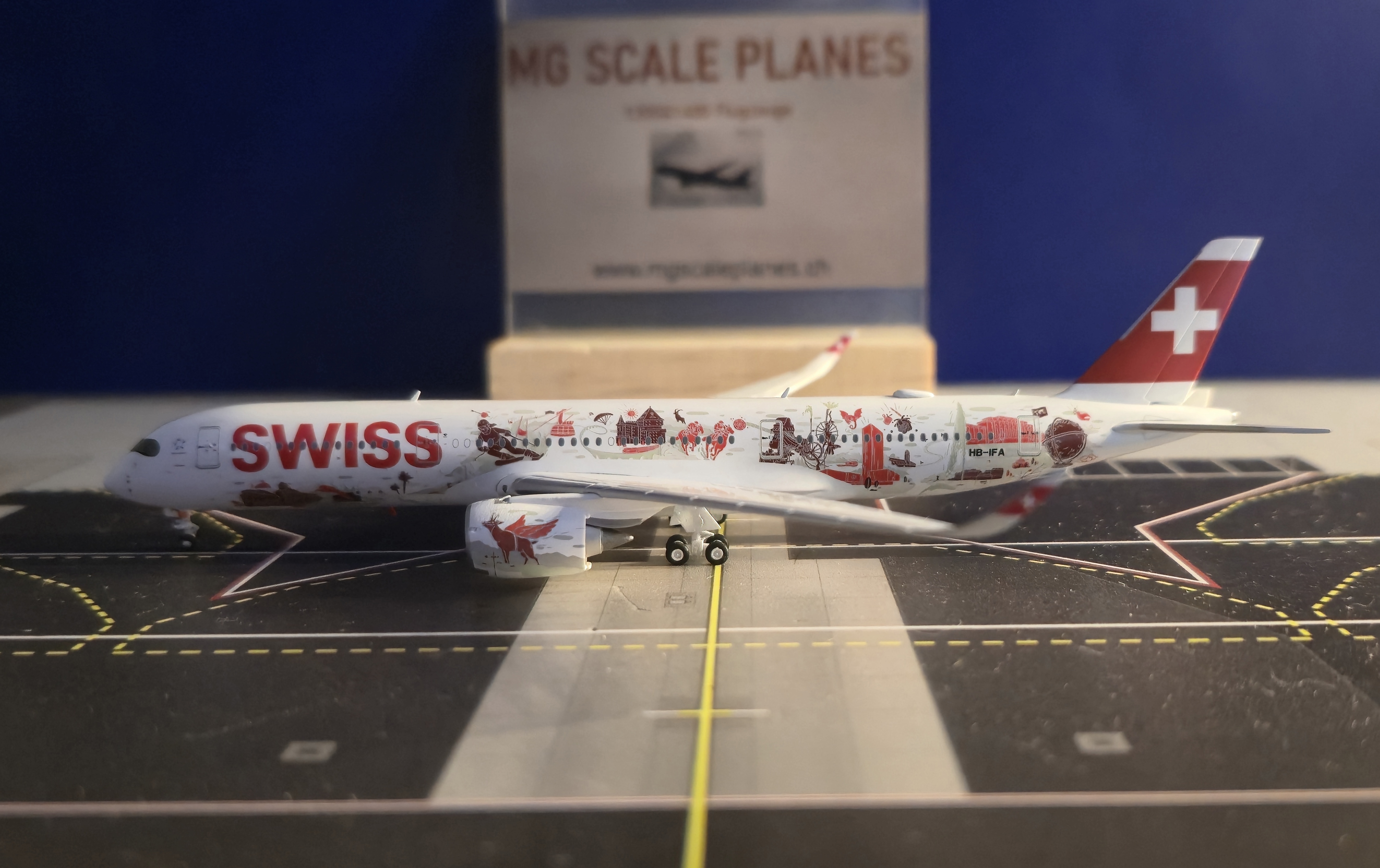 JC Wings Airbus A350-941 SWISS HB-IFA "Wanderlust" 1:400