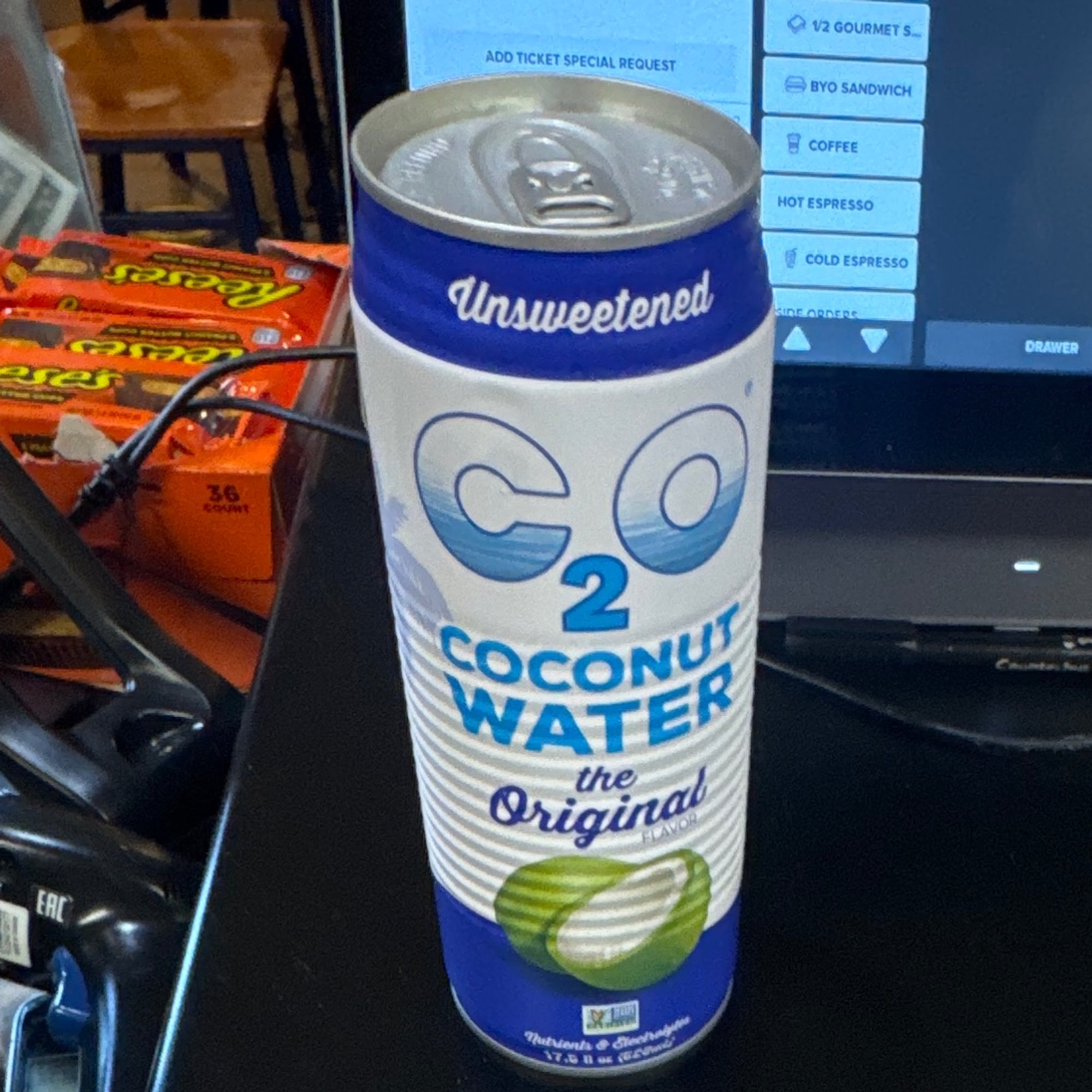 CO2 coconut water