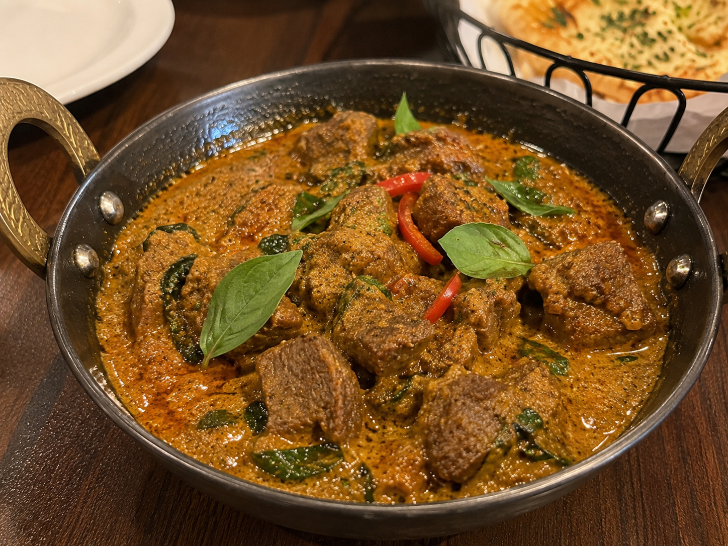 Lamb Coconut Basil Curry