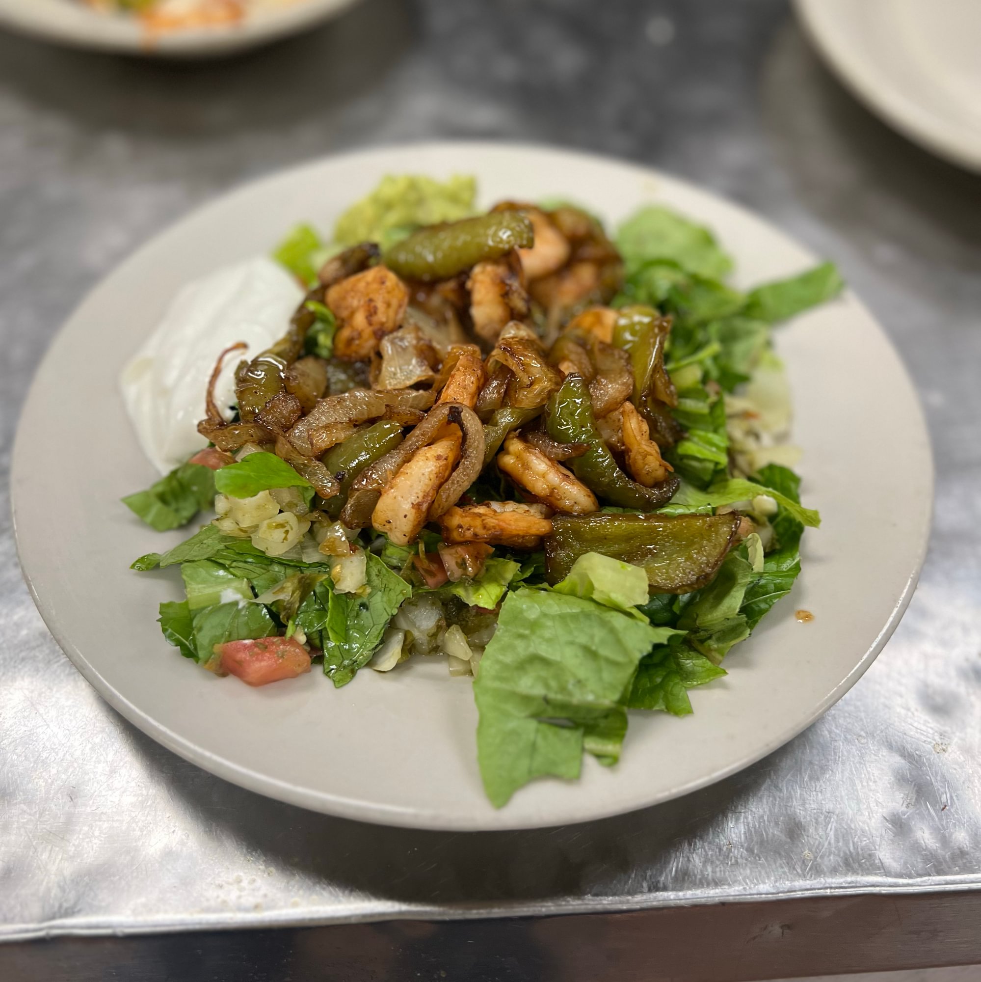 Shrimp Fajita Salad