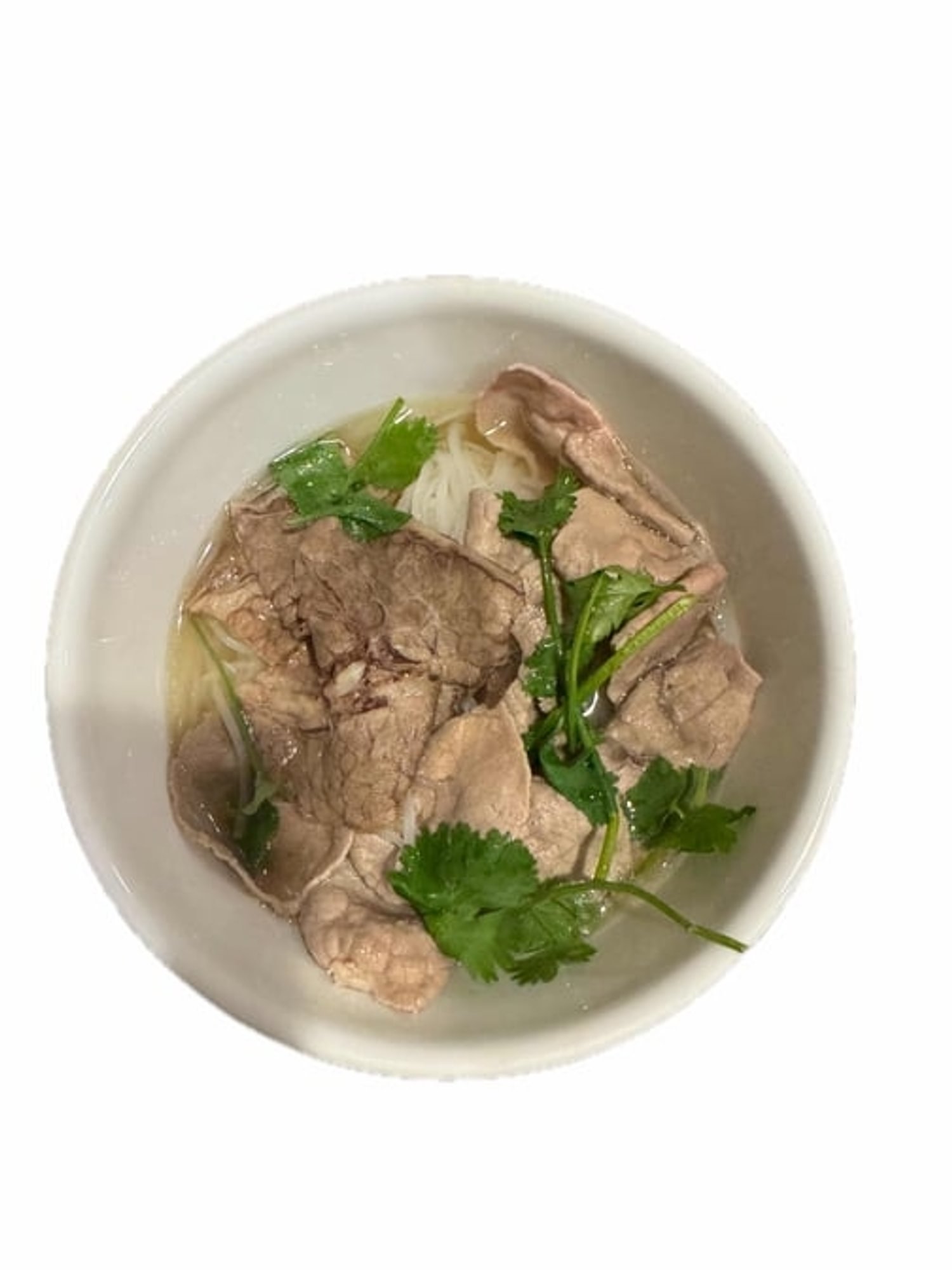 P2-Rare Eye-Round Steak & Well-Done Brisket Soup