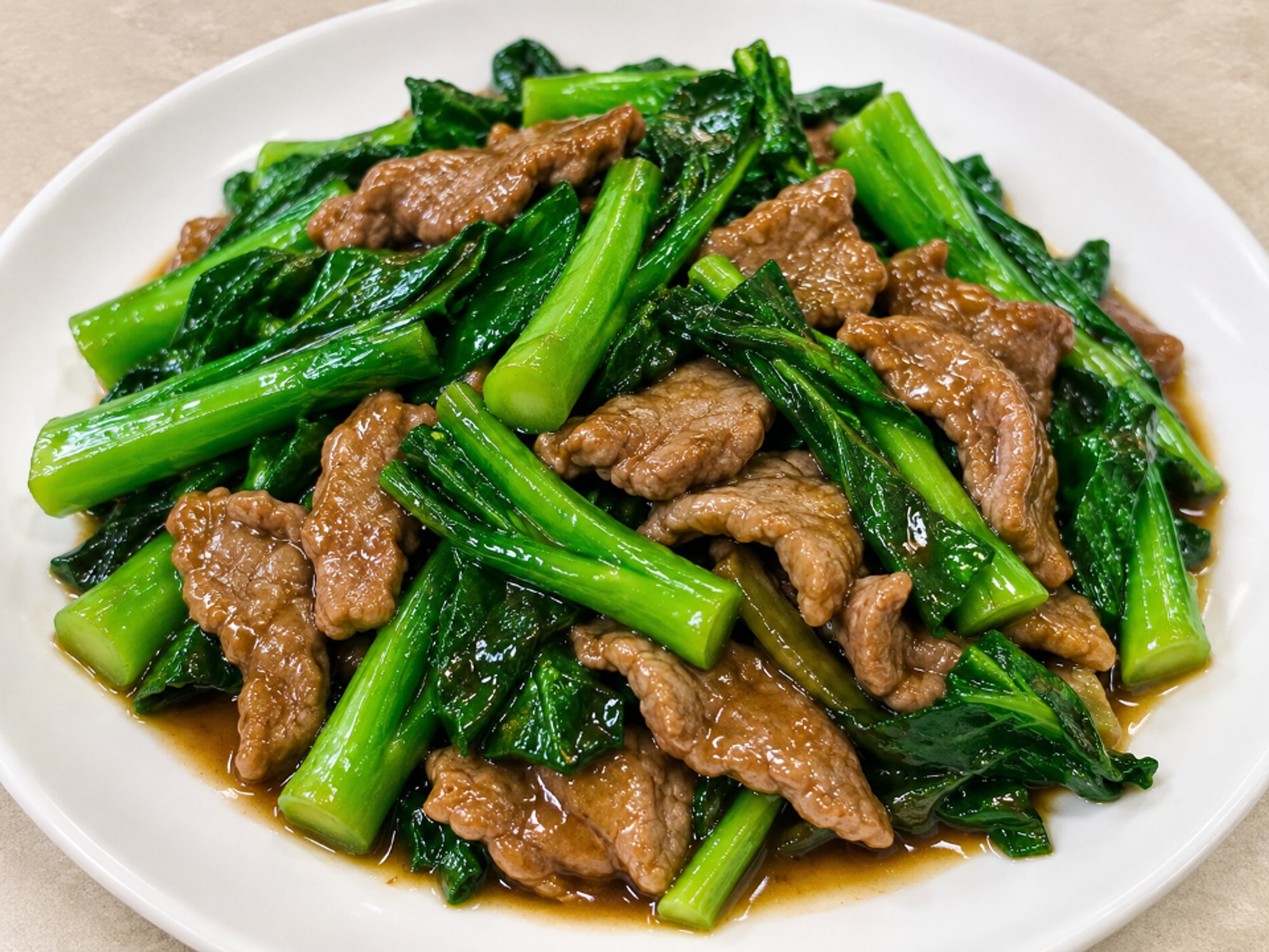 唐介牛 Chinese Broccoli pork/Beef