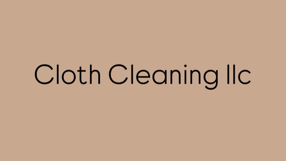 cloth cleaning LLC Image