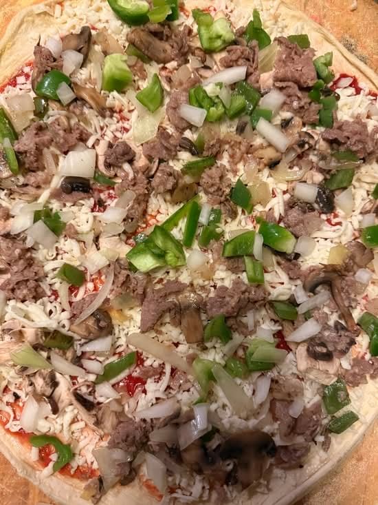 Cheese Steak Pizza