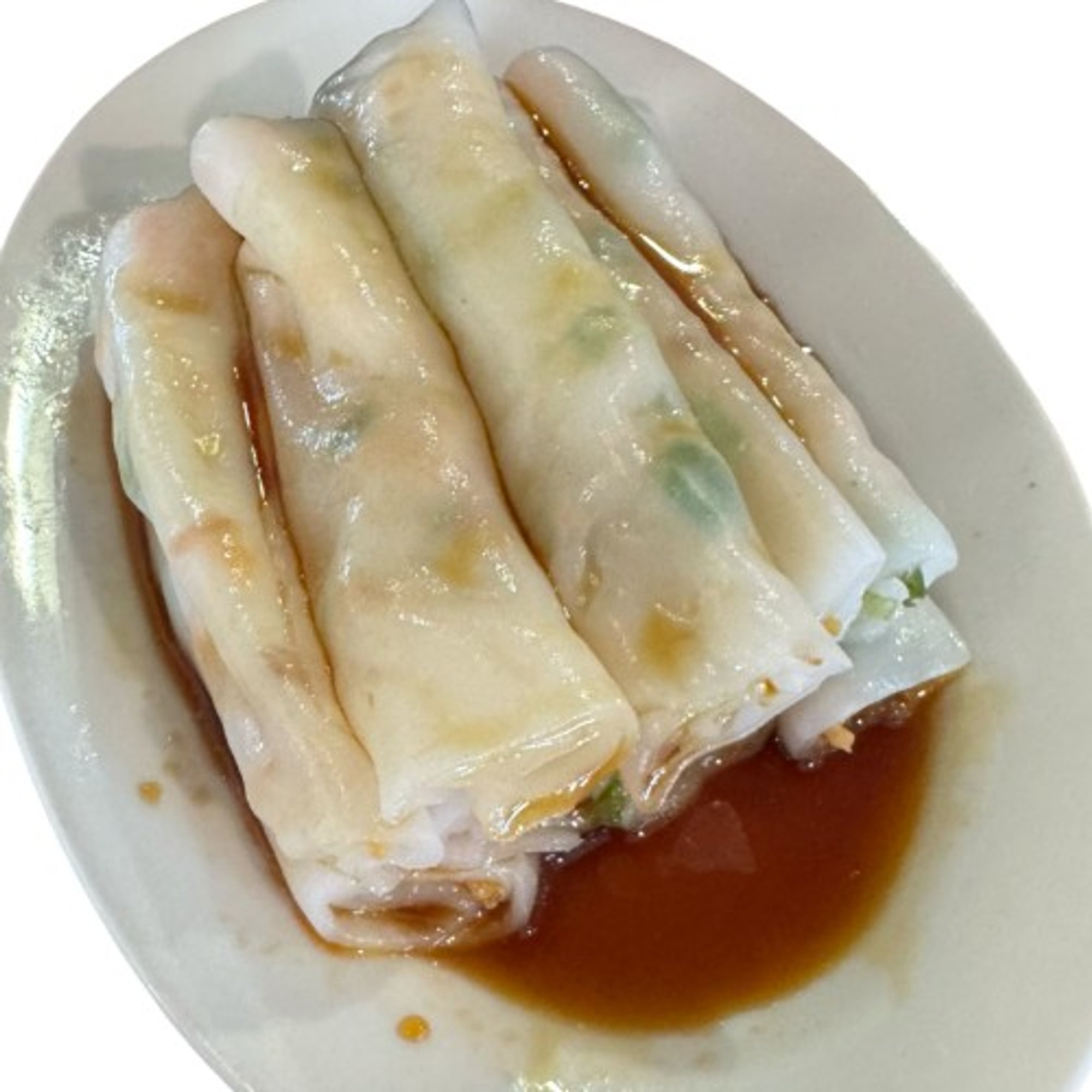 Steamed Flat Noodle with Dried Shrimps (8)
