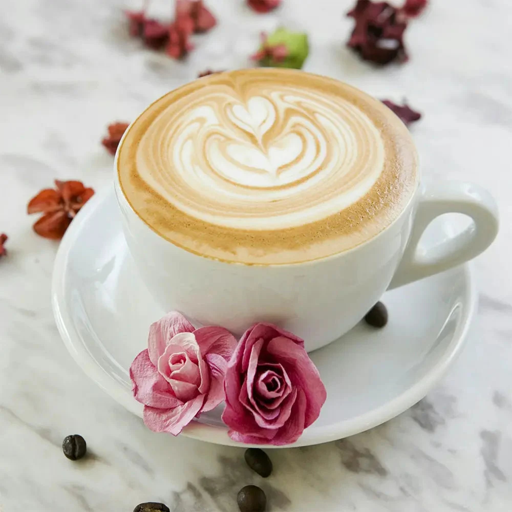 VANILLA ROSE MACADAMIA NUT LATTE