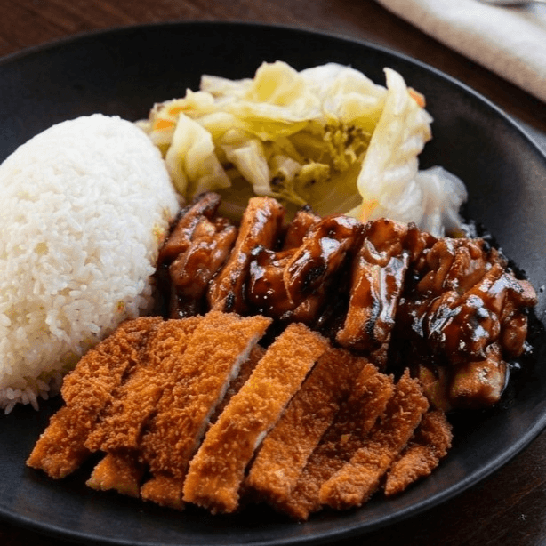 Teriyaki Chicken with Chicken Katsu