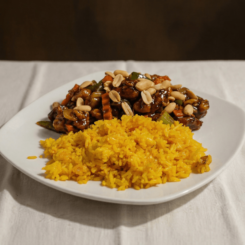 Kung Po Chicken with Peanuts