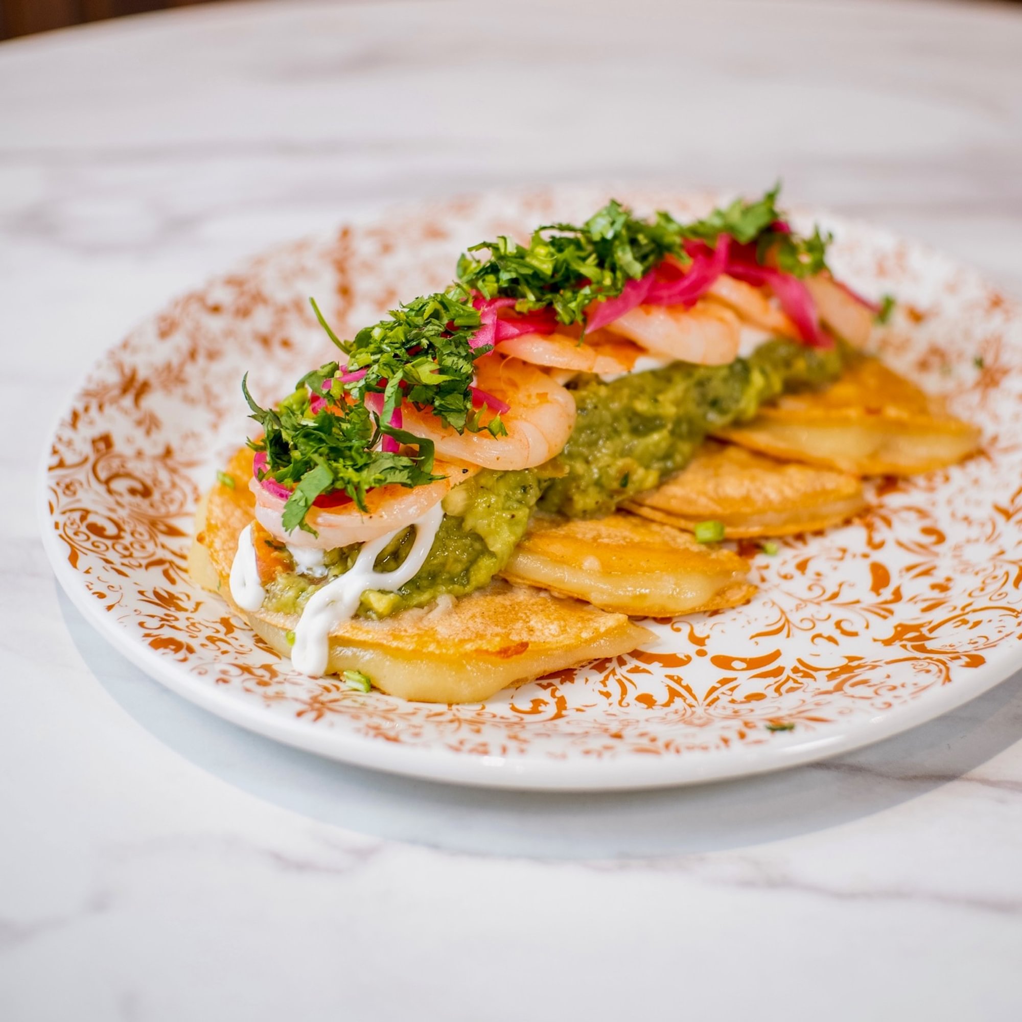 Shrimp quesadilla