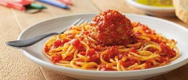 KIDS SPAGHETTI WITH 1 MEATBALL