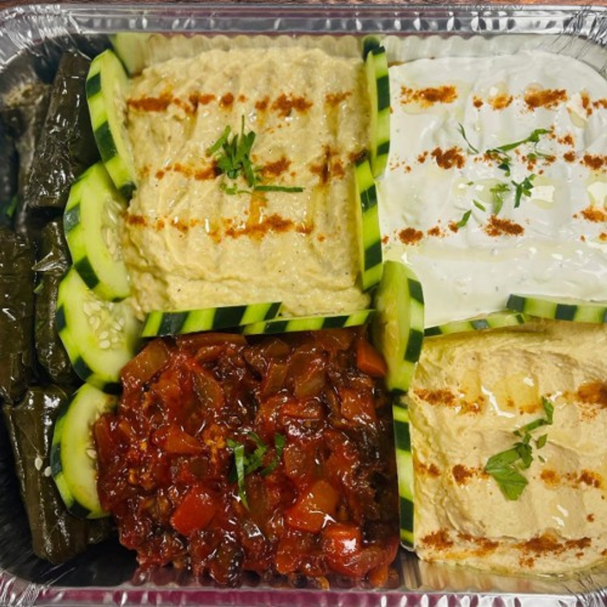 Cold Mix App Half Tray Shallow + Bread