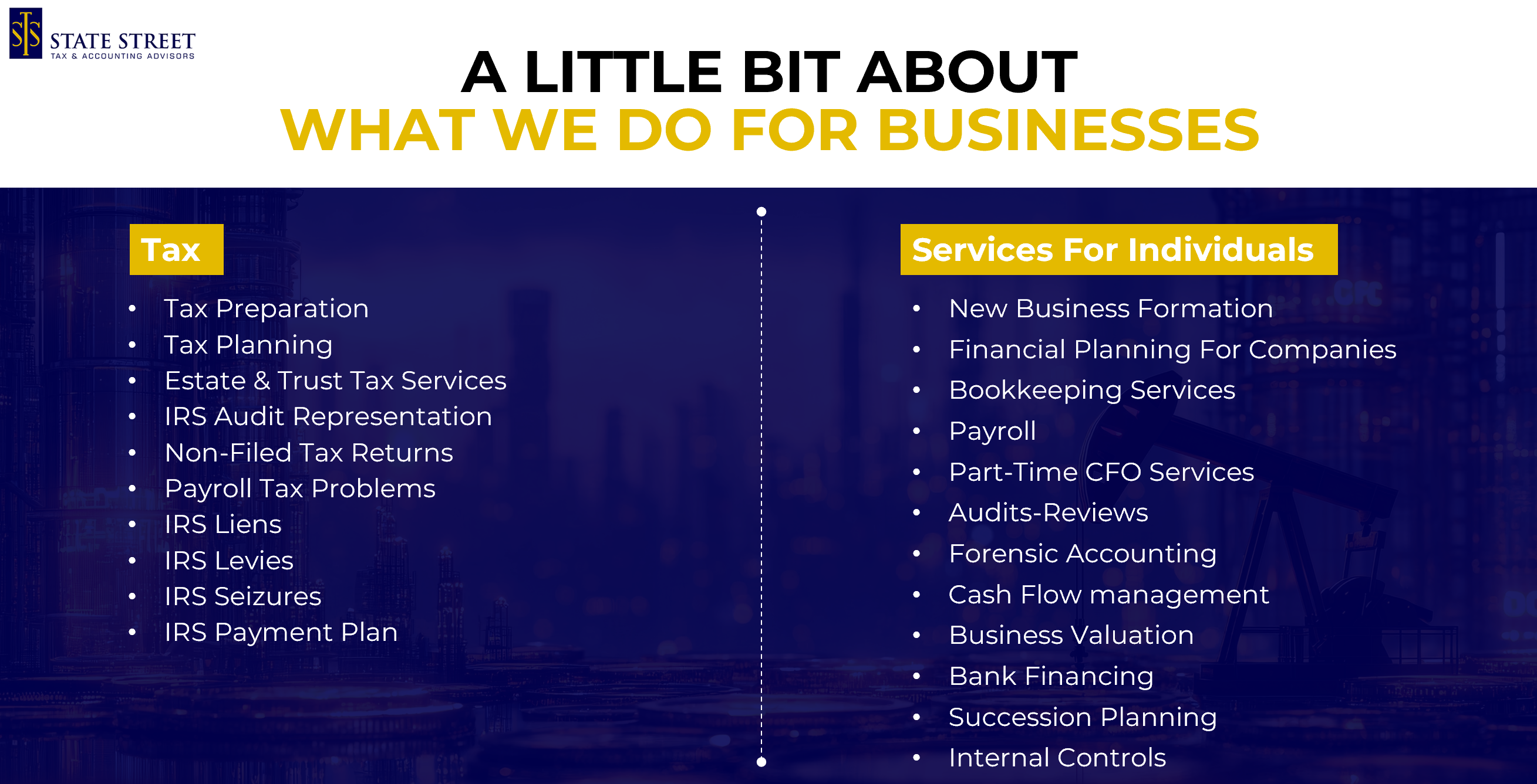 State Street Tax and Accounting Advisors Image