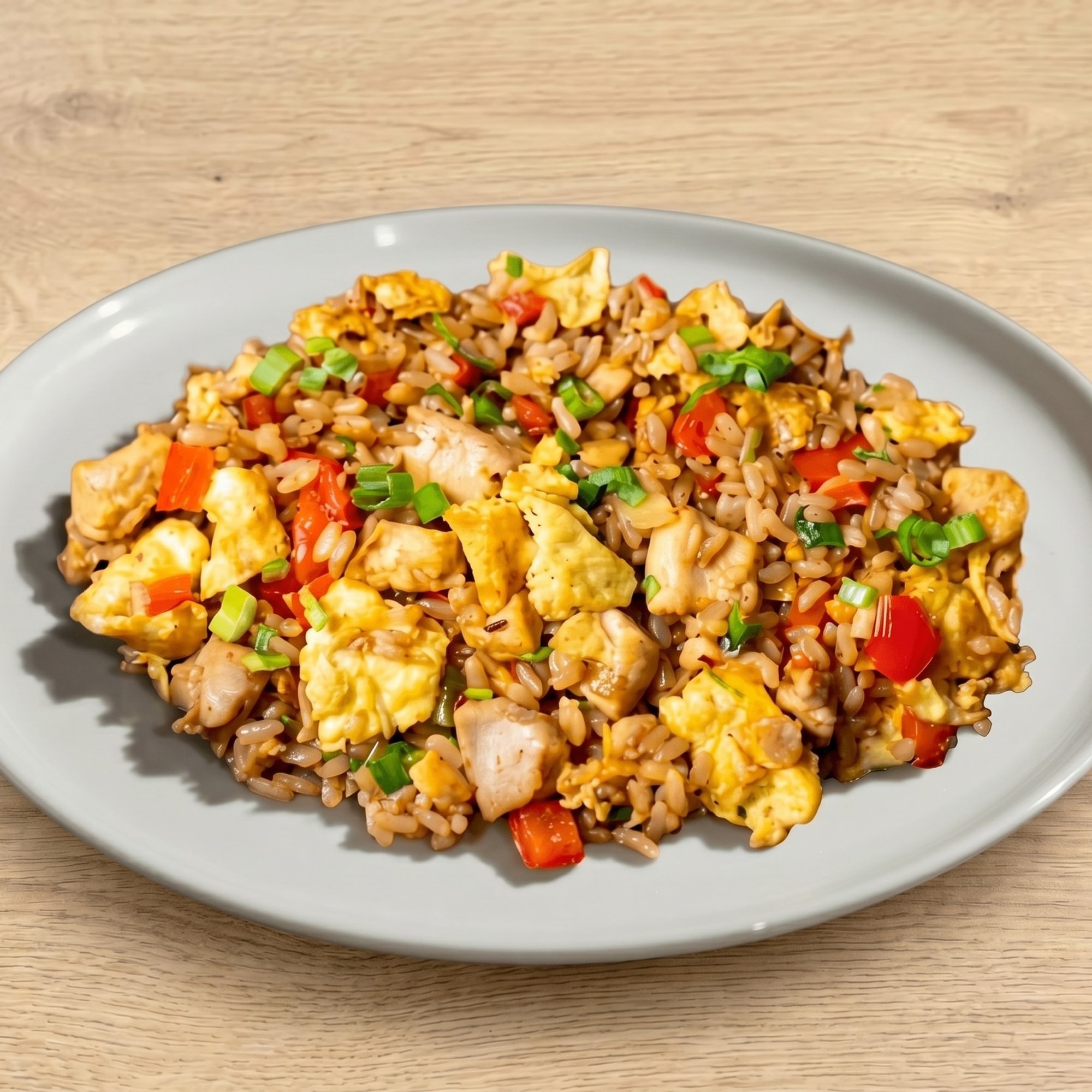 Arroz Chaufa with Chicken