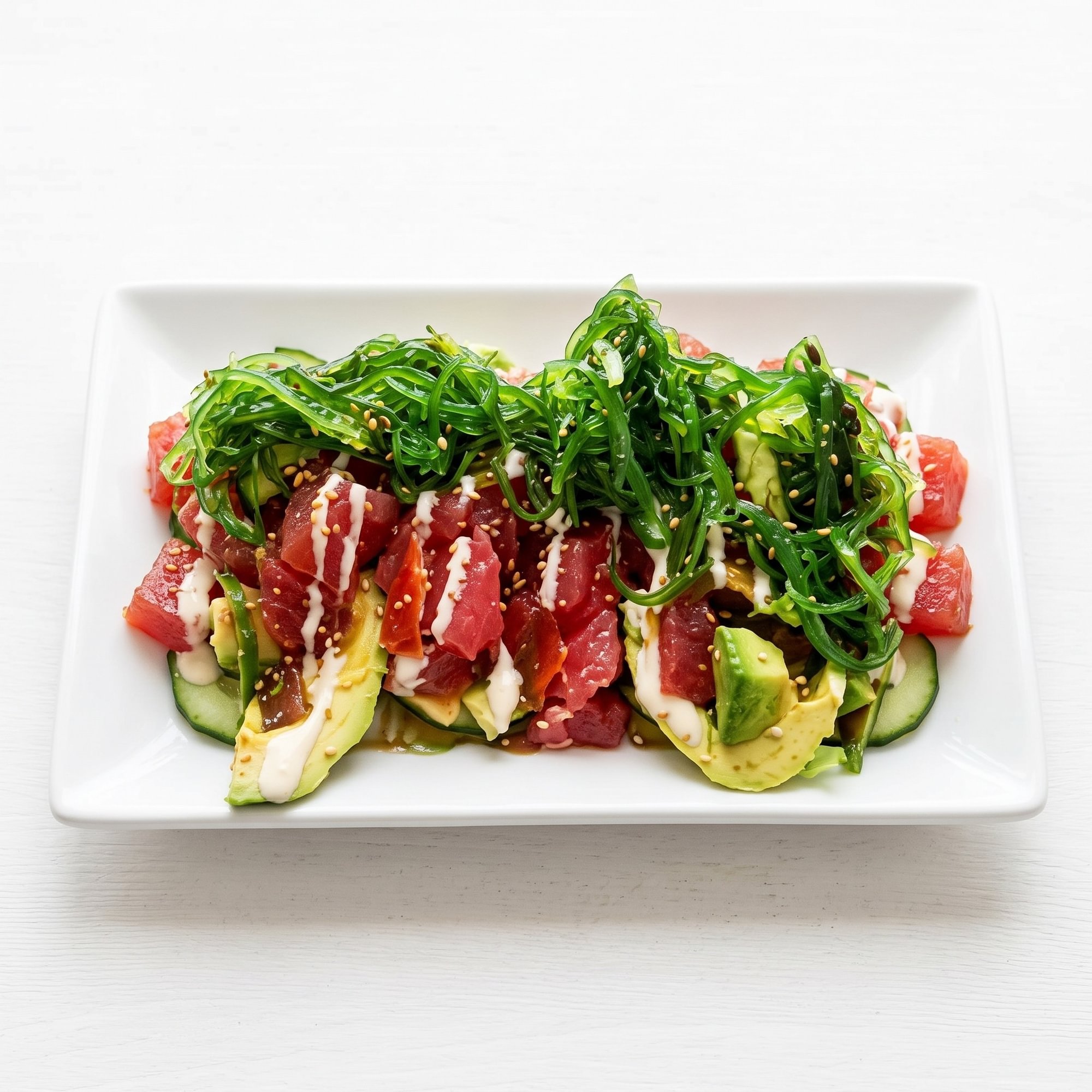 Tuna Poke Nachos