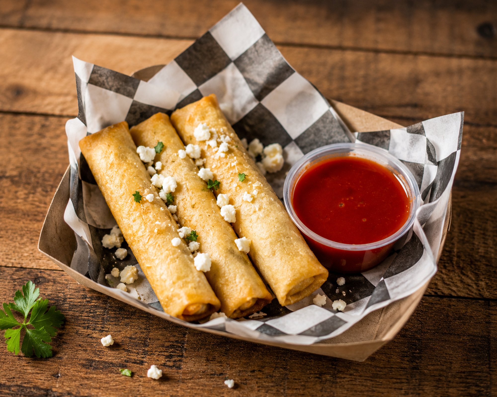 Feta Cheese Spring Rolls 3pcs (VG)