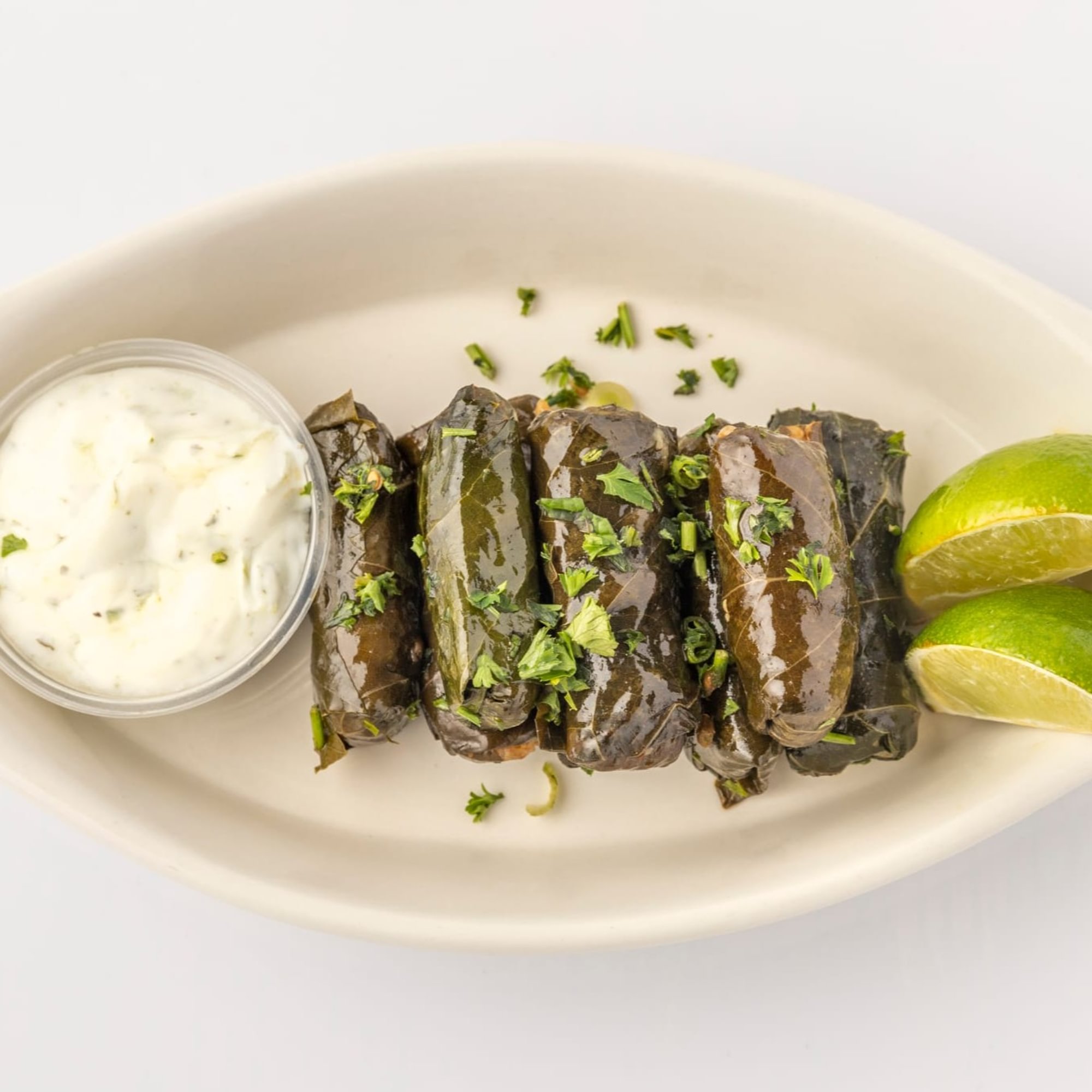 Grape Leaves With Yoghurt