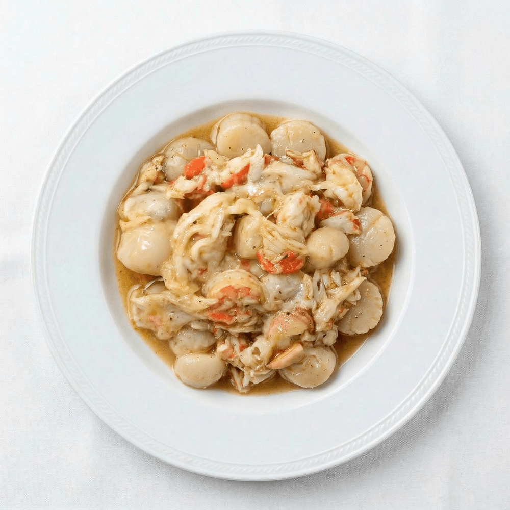 Mariscos en Salsa De Mantequilla