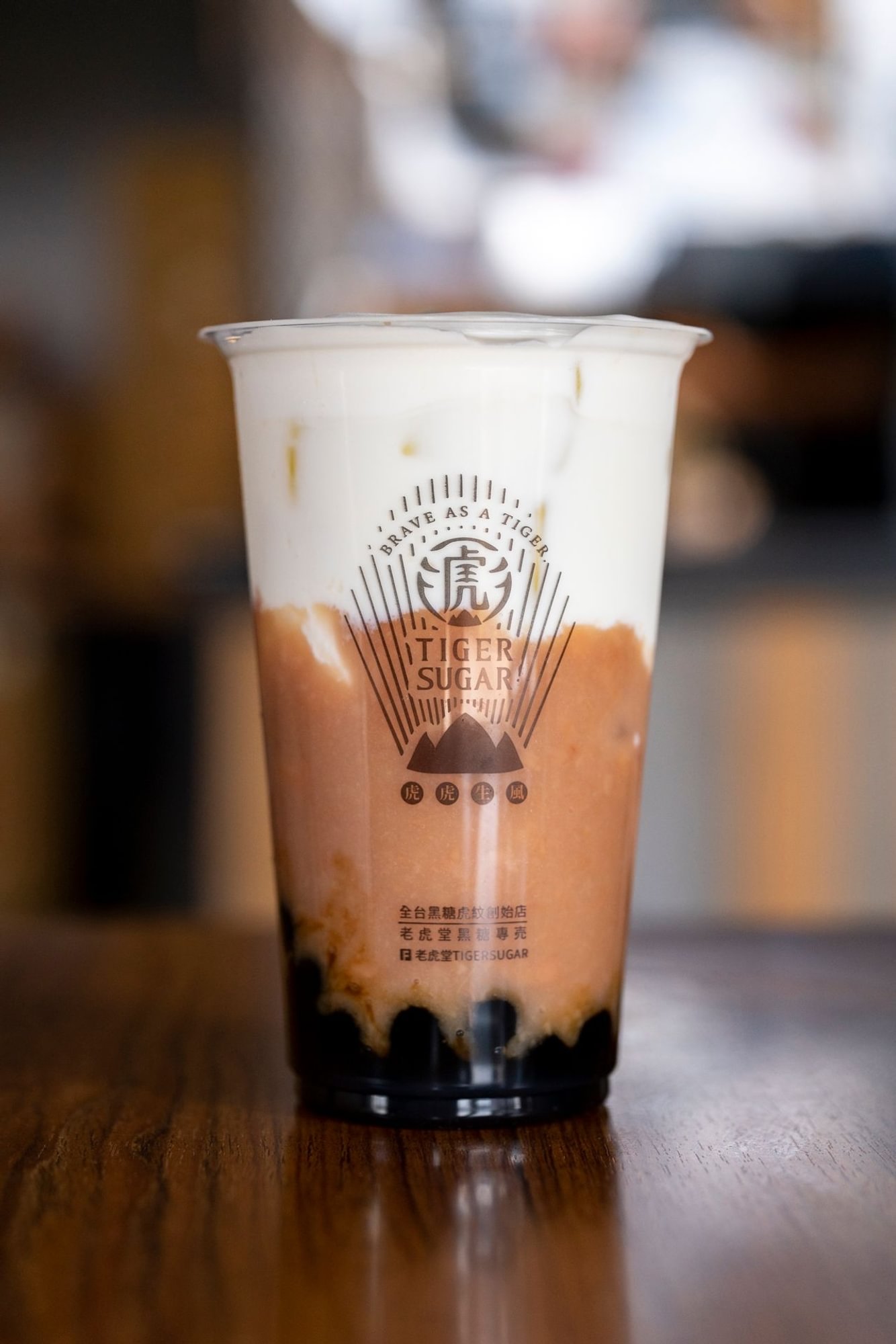 Fresh Taro & Boba with Cream Mousse