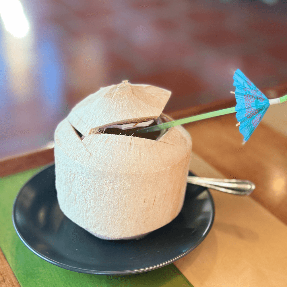 Young coconut juice