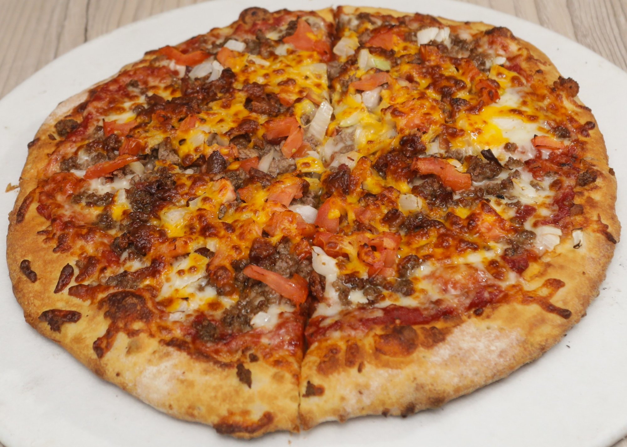 10" Bacon Cheeseburger