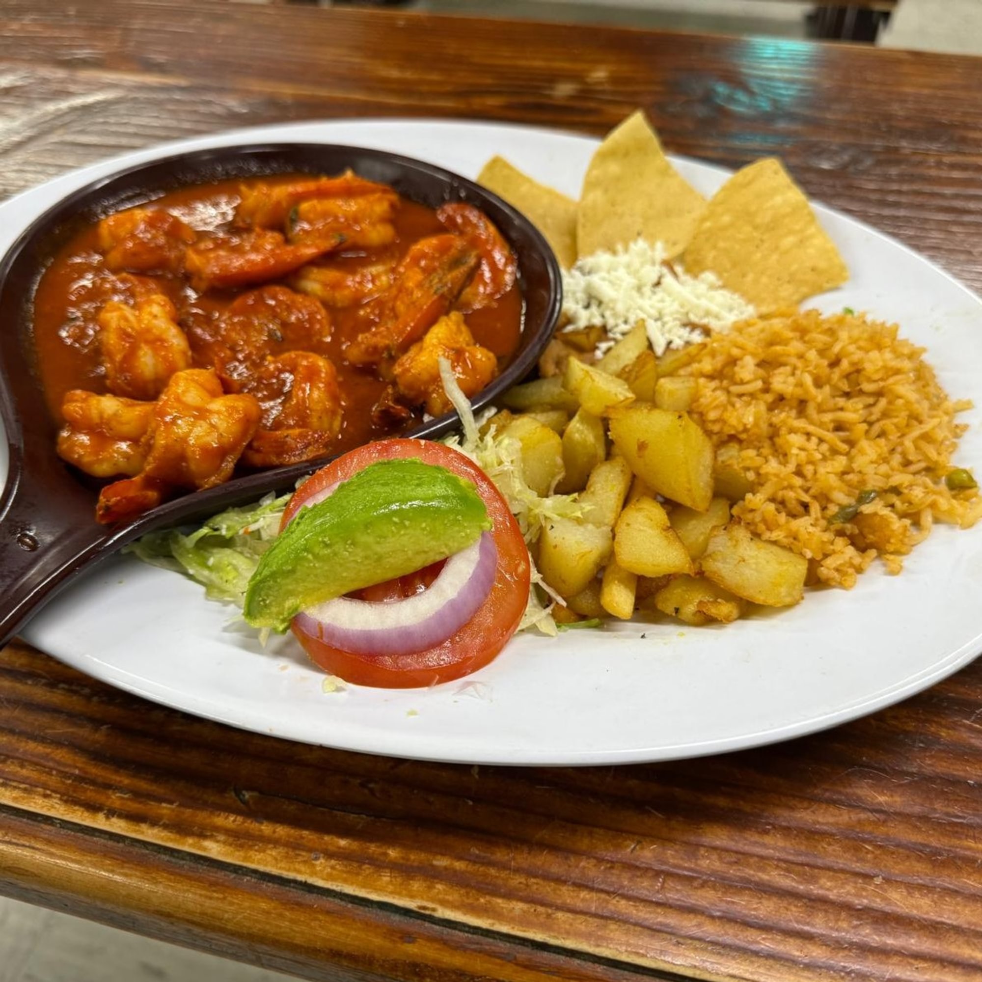 Camarones a la Diabla